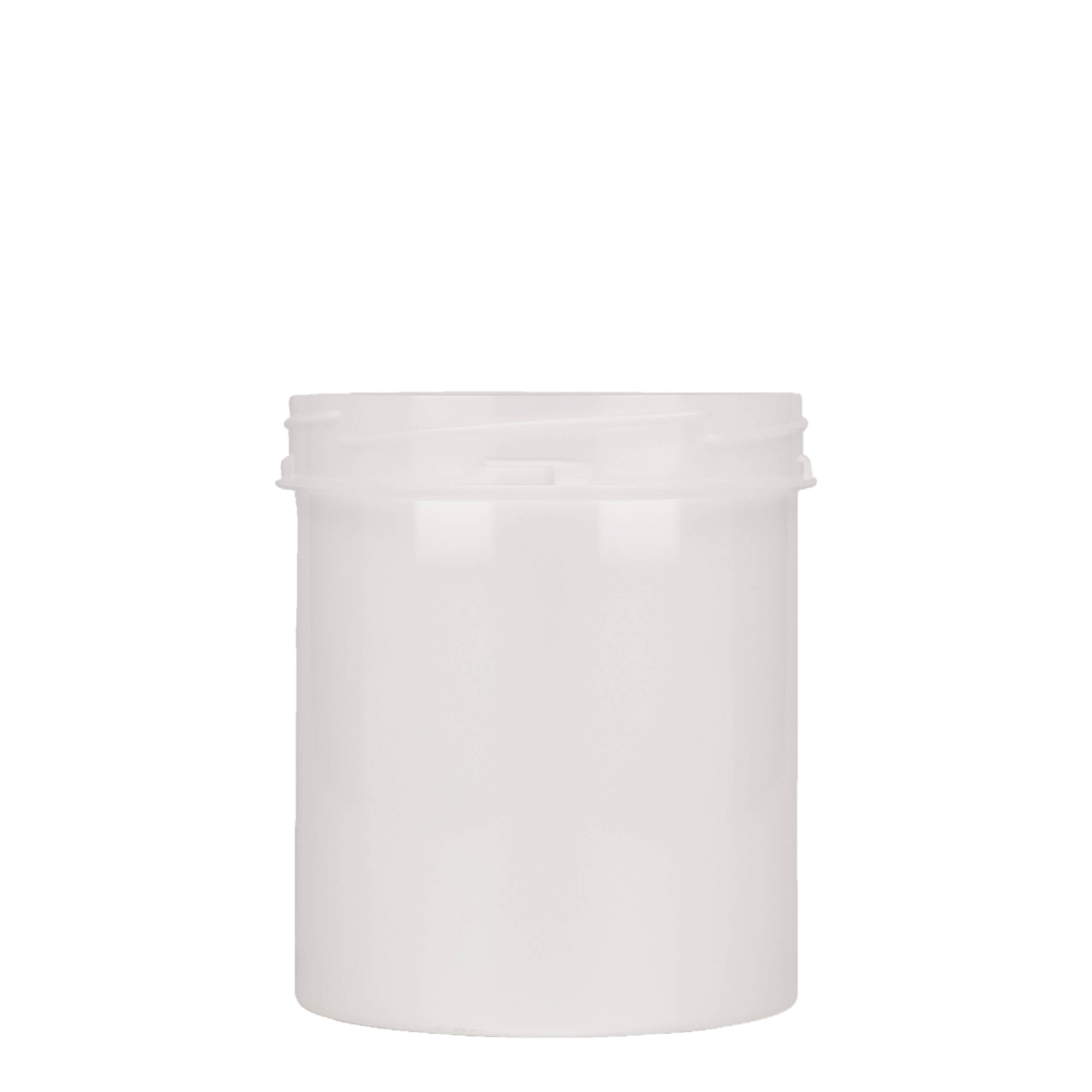 500 ml plastikowy pojemnik 'Securilock', PP, biały, otwór: zakrętka na gwint