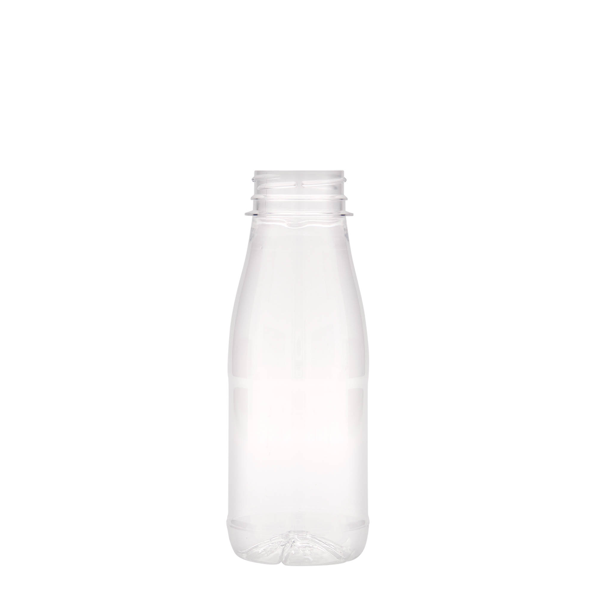 250 ml butelka PET „Milk and Juice”, tworzywo sztuczne, gwint: 38 mm