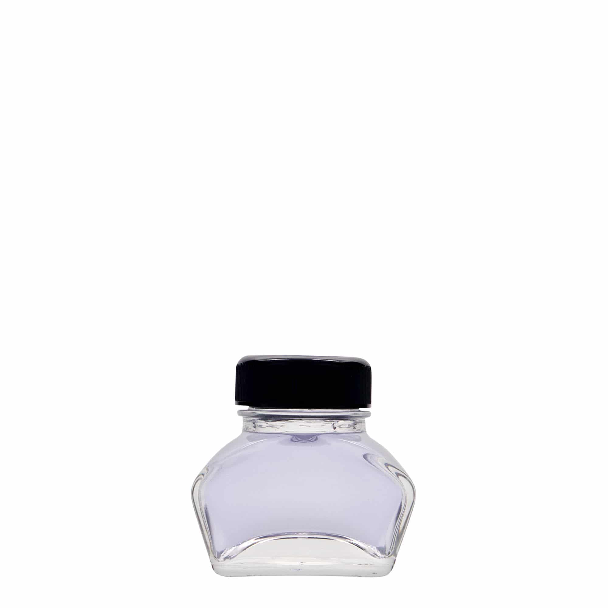 30 ml kałamarz, prostokątny, otwór: zakrętka