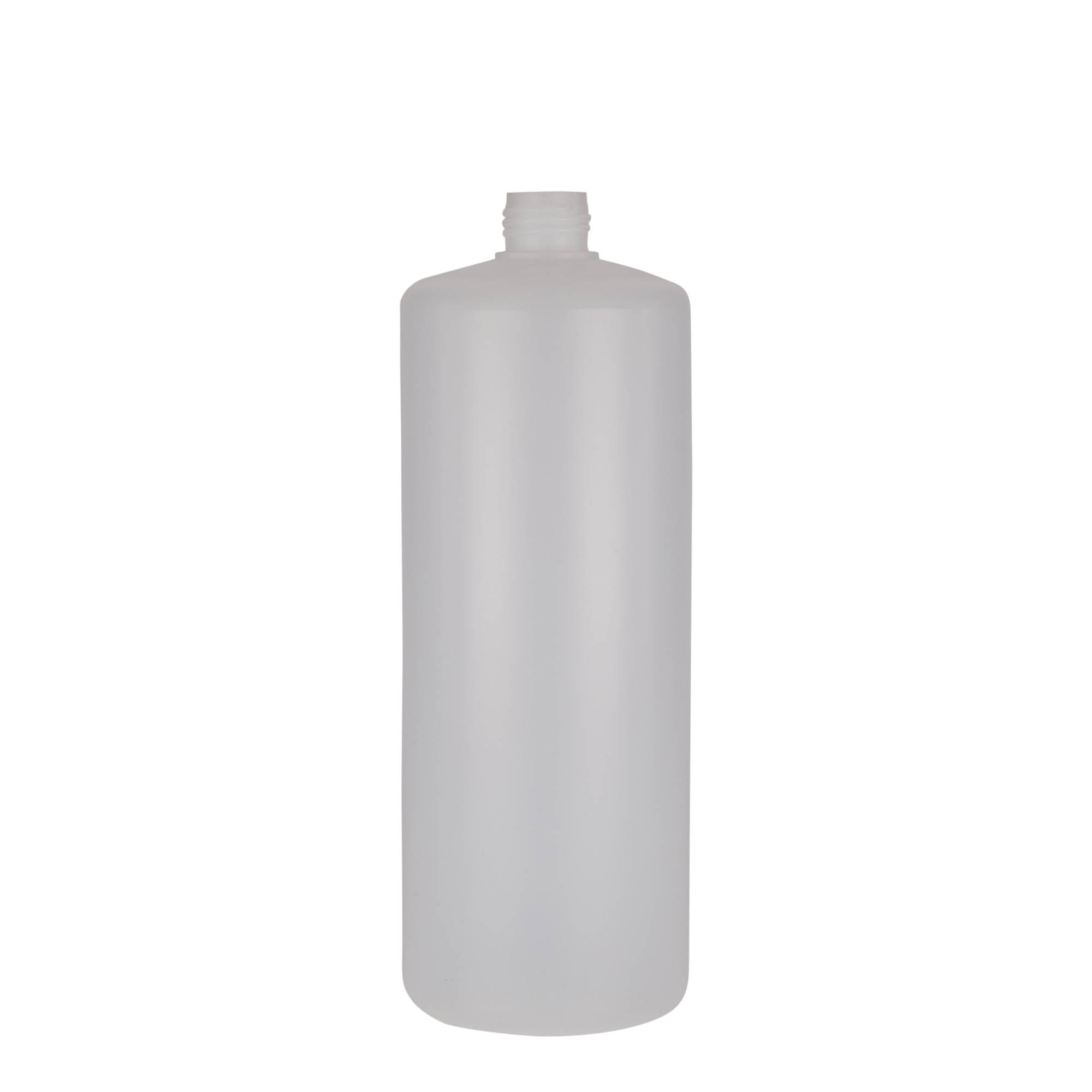 1.000 ml butelka okrągła, tworzywo PE, naturalna, otwór: zakrętka 1.000 ml butelka okrągła, tworzywo PE, naturalna, otwór: zakrętka