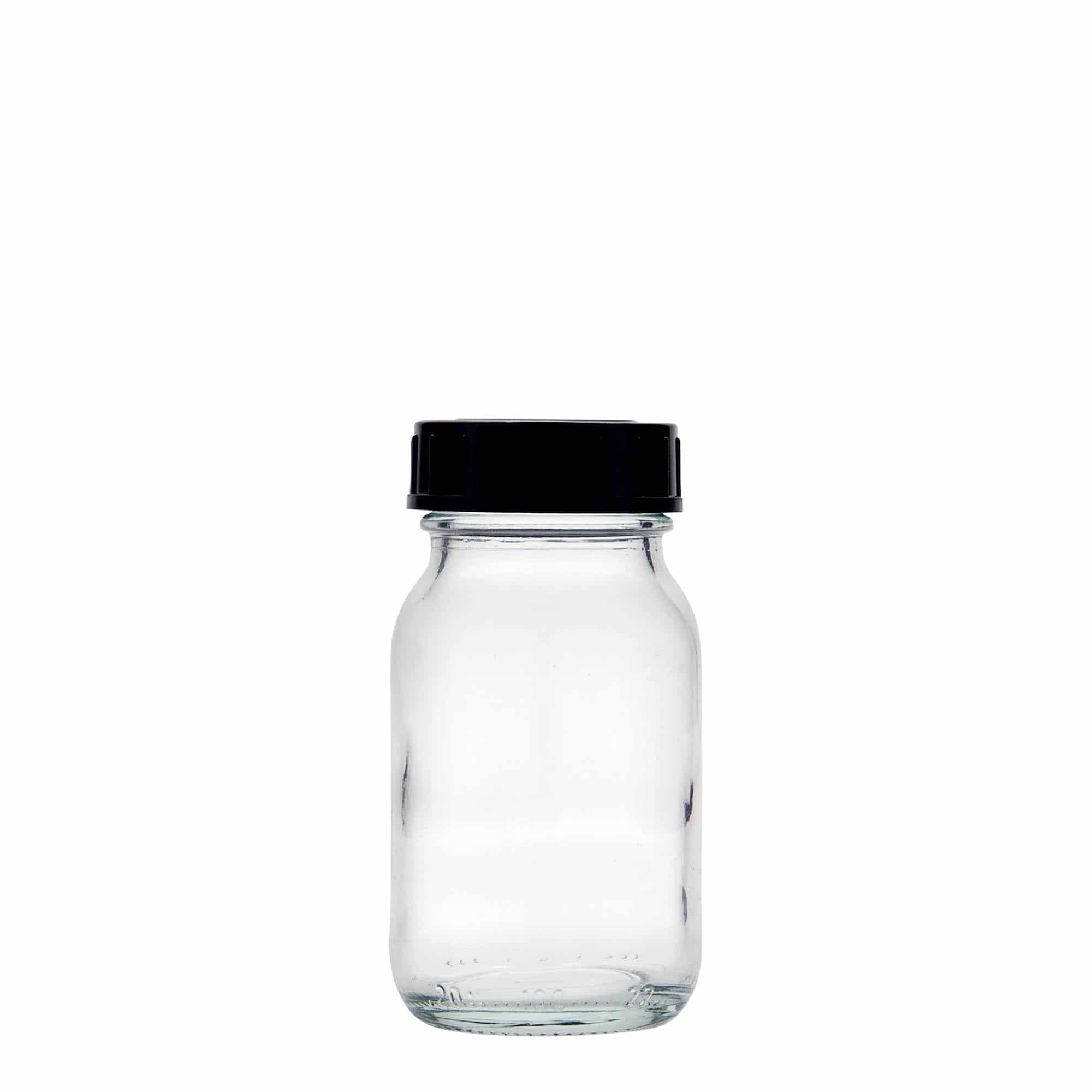 100 ml słoik z szerokim otworem, zamknięcie: DIN 40