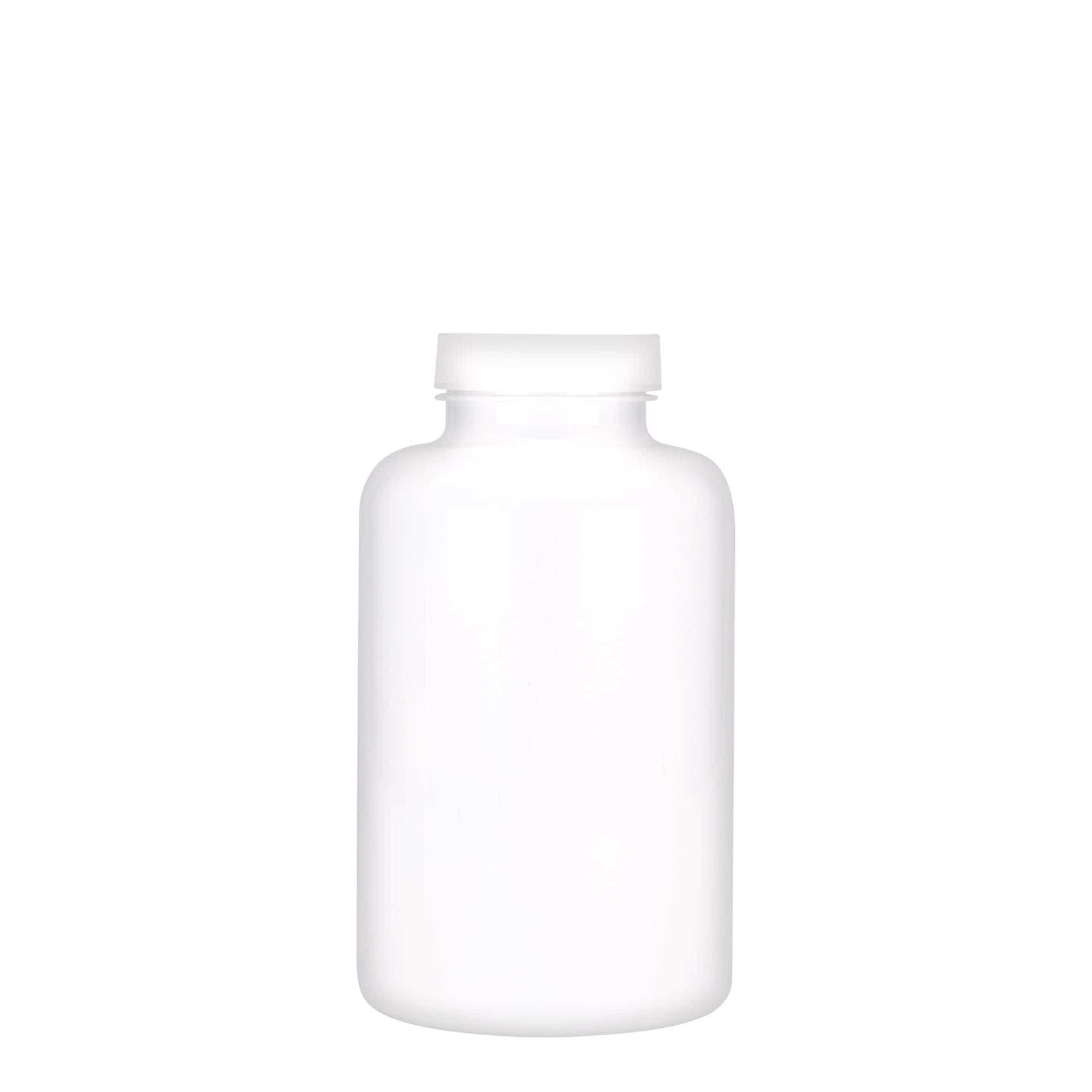 500 ml słoiczek PET, tworzywo sztuczne, kolor biały, zamknięcie: GPI 45/400