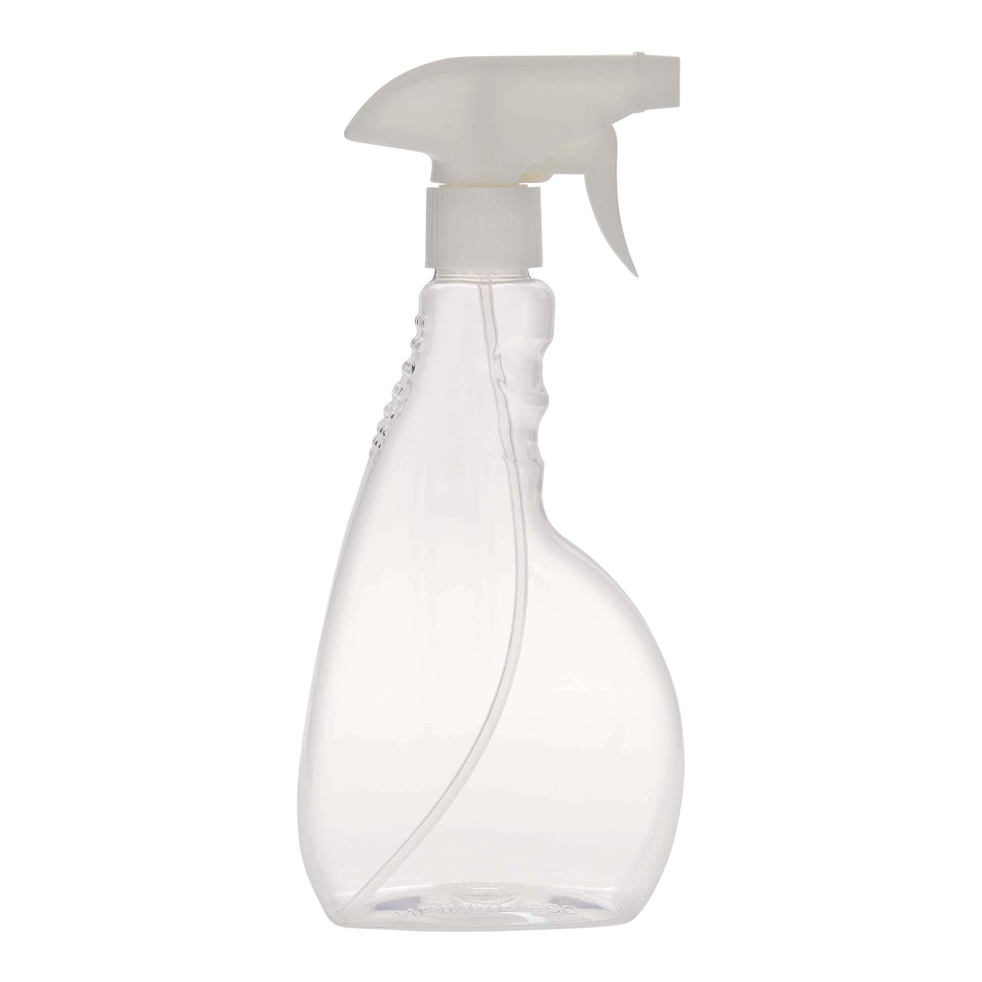 500 ml butelka PET z rozpylaczem 'Piccobello', prostokątna, tworzywo sztuczne, zamknięcie: zakrętka