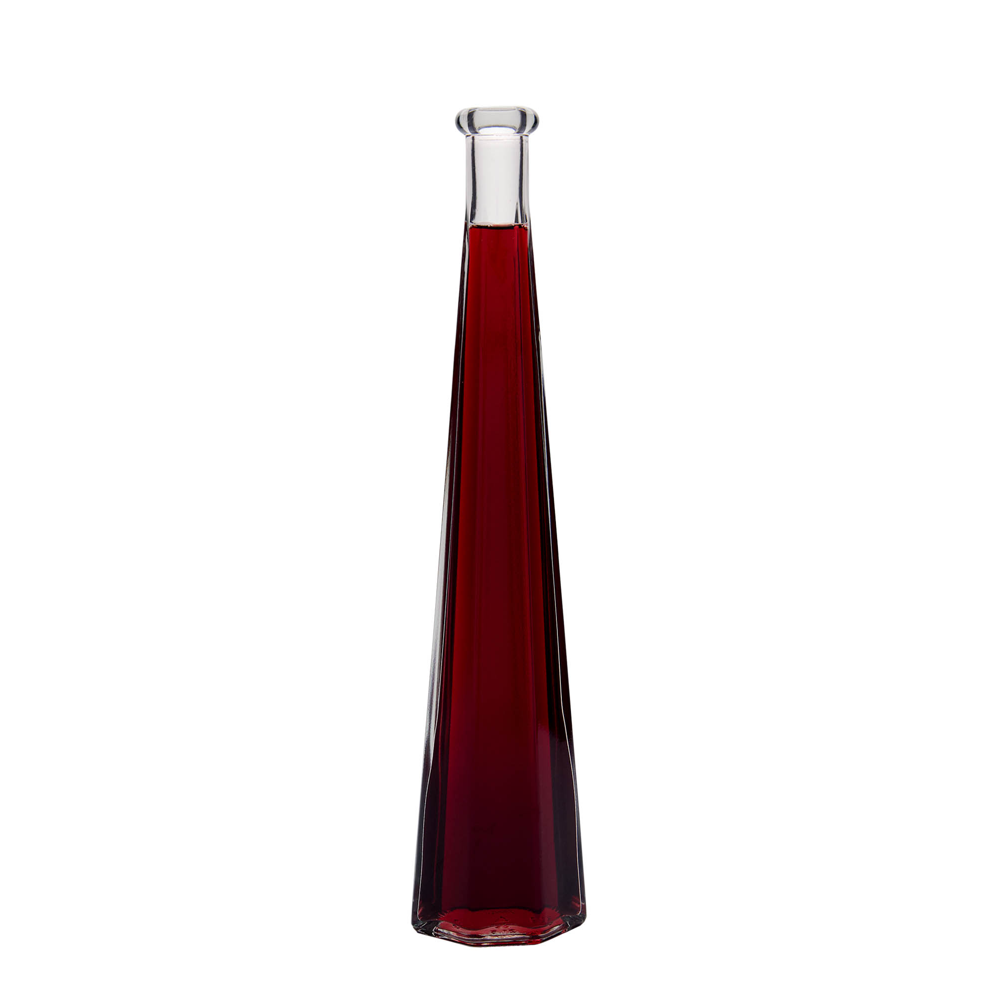 200 ml butelka szklana 'Dama Sexta', sześciokątna, szyjka: korek 200 ml butelka szklana 'Dama Sexta', sześciokątna, szyjka: korek