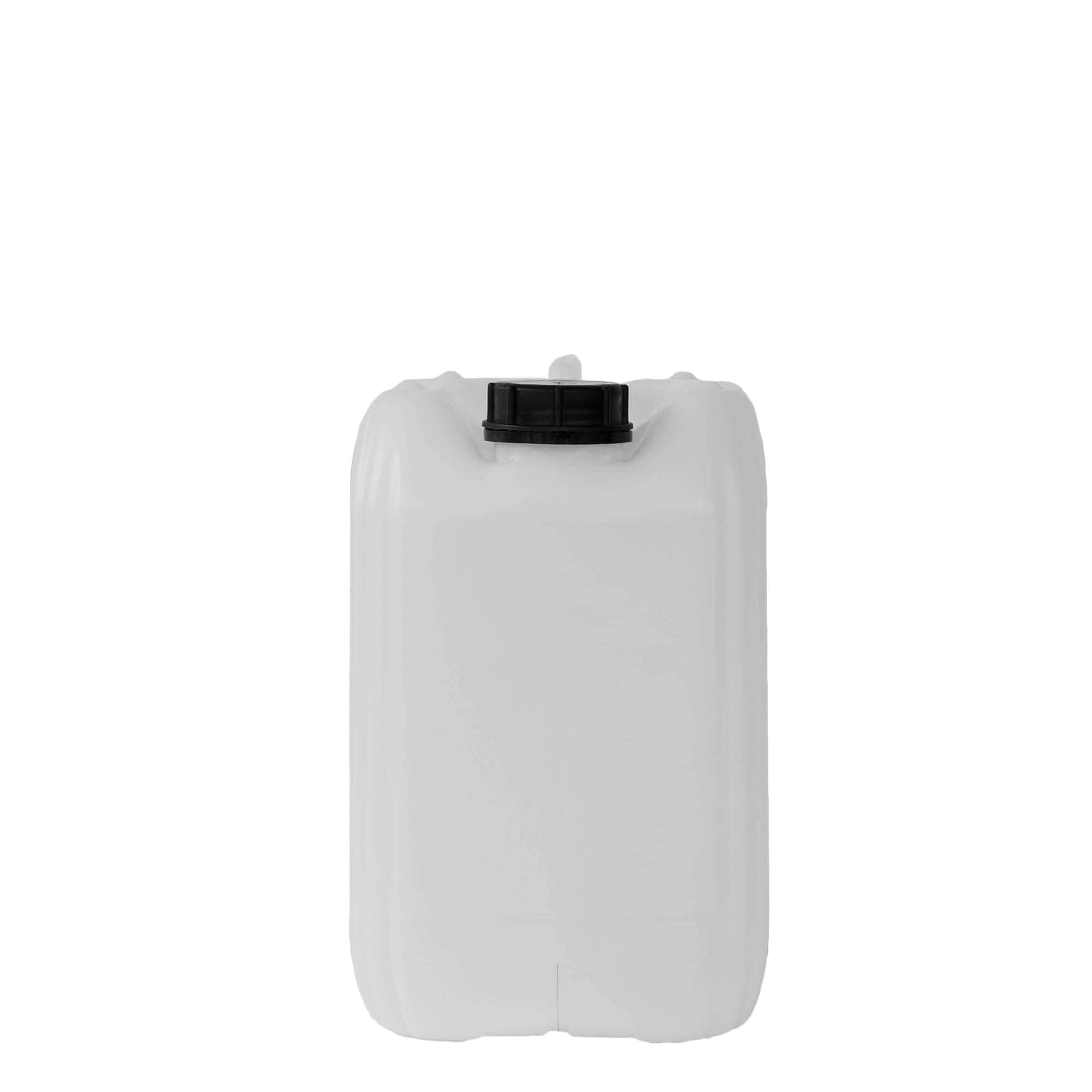 10 l kanister, prostokątny, tworzywo sztuczne HDPE, kolor naturalny, zamknięcie: ND 55 10 l kanister, prostokątny, tworzywo sztuczne HDPE, kolor naturalny, zamknięcie: ND 55