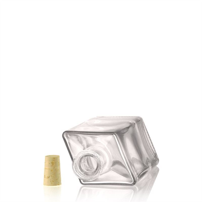 500 ml butelka szklana „Riva”, w kształcie rombu, szyjka: korek 500 ml butelka szklana „Riva”, w kształcie rombu, szyjka: korek