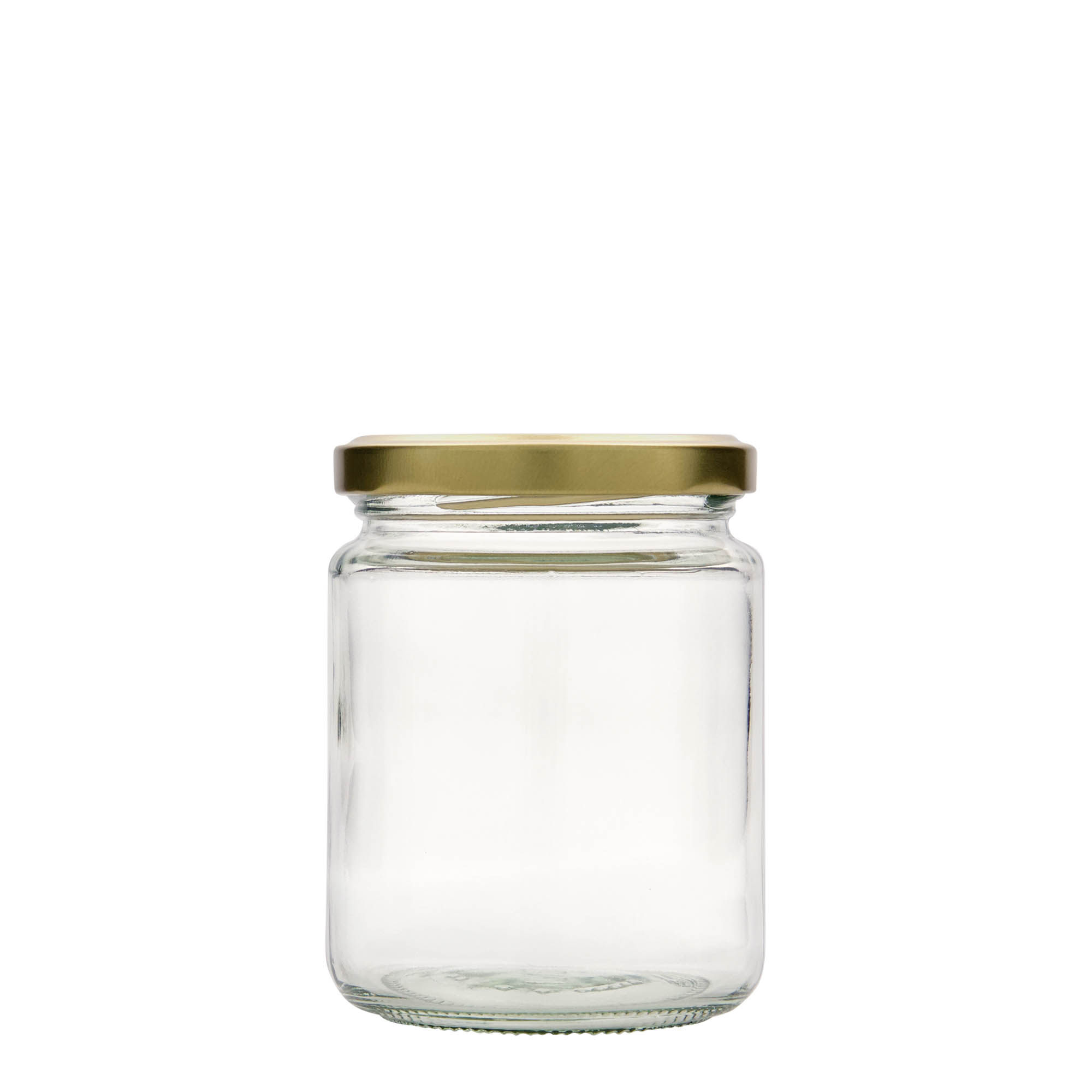 275 ml wysokie szklane naczynie okrągłe, otwór: Twist-Off (TO 66)