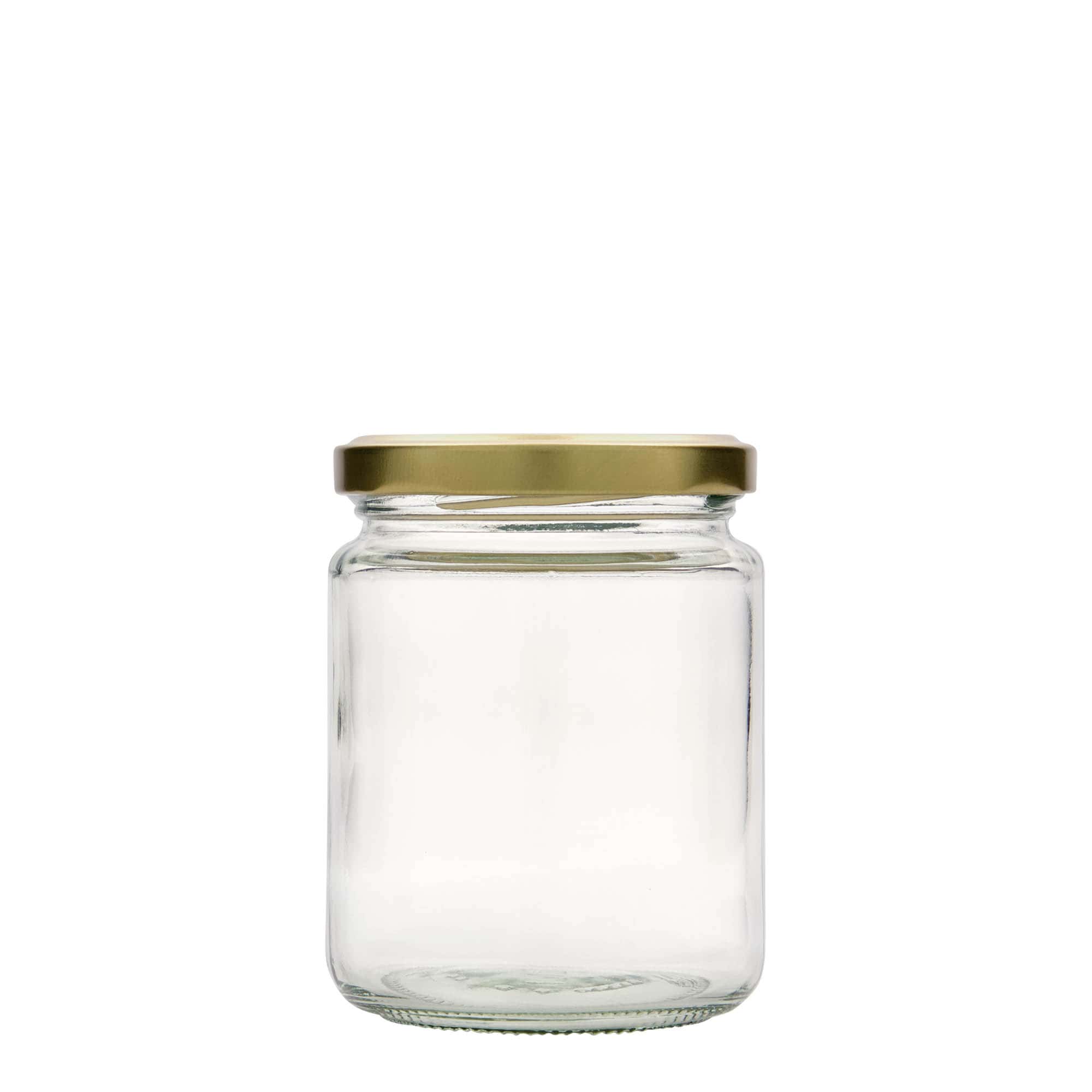 275 ml wysokie szklane naczynie okrągłe, otwór: Twist-Off (TO 66)