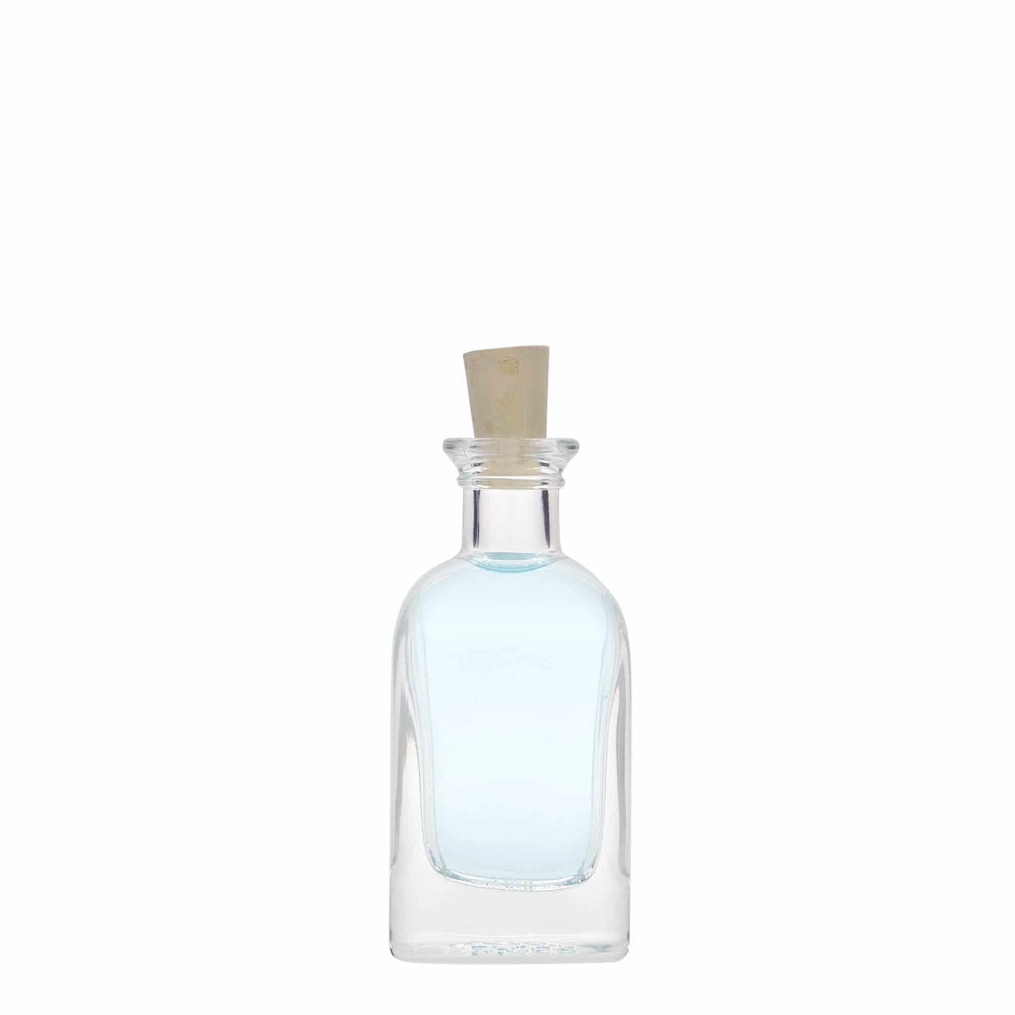 40 ml butelka szklana apteczna Carré, kwadratowa, zamknięcie: korek
