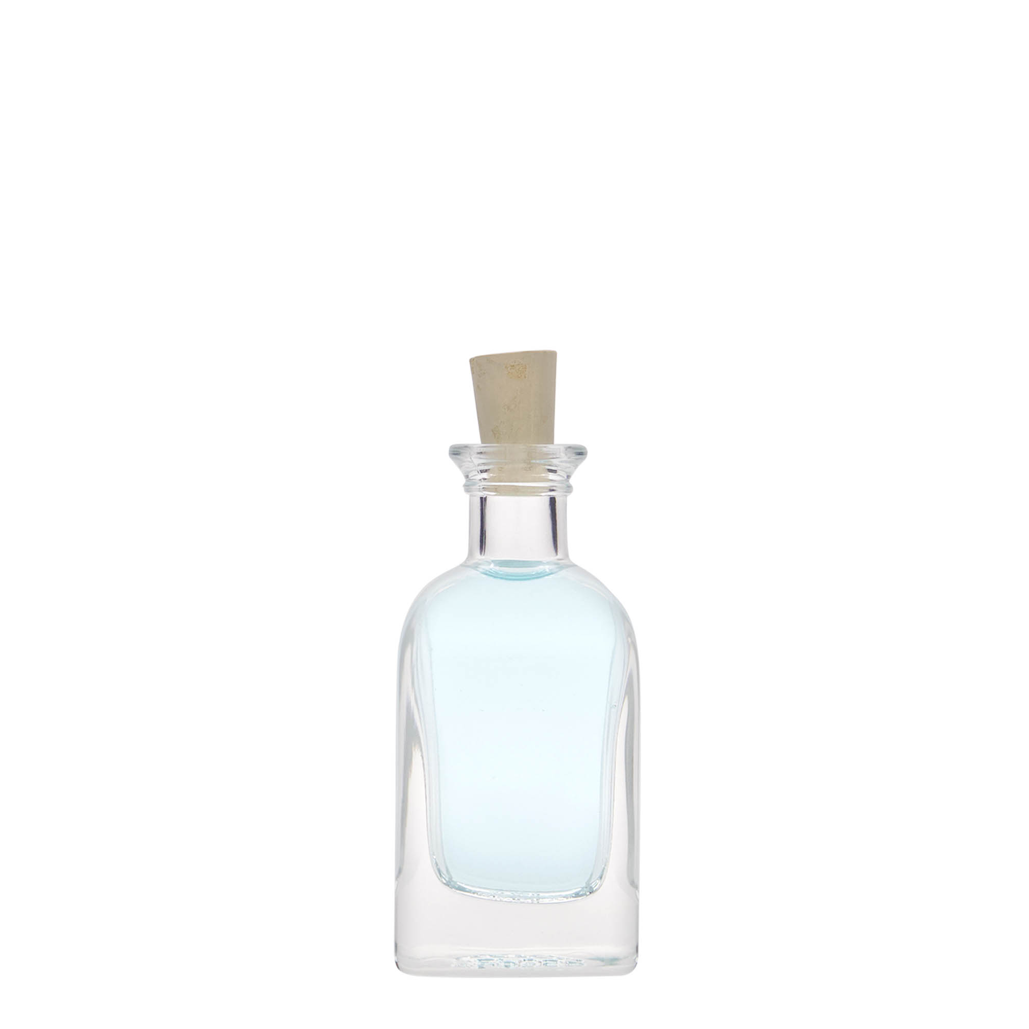 40 ml szklana butelka Aptekarz Carré, kwadratowa, wylot: korek