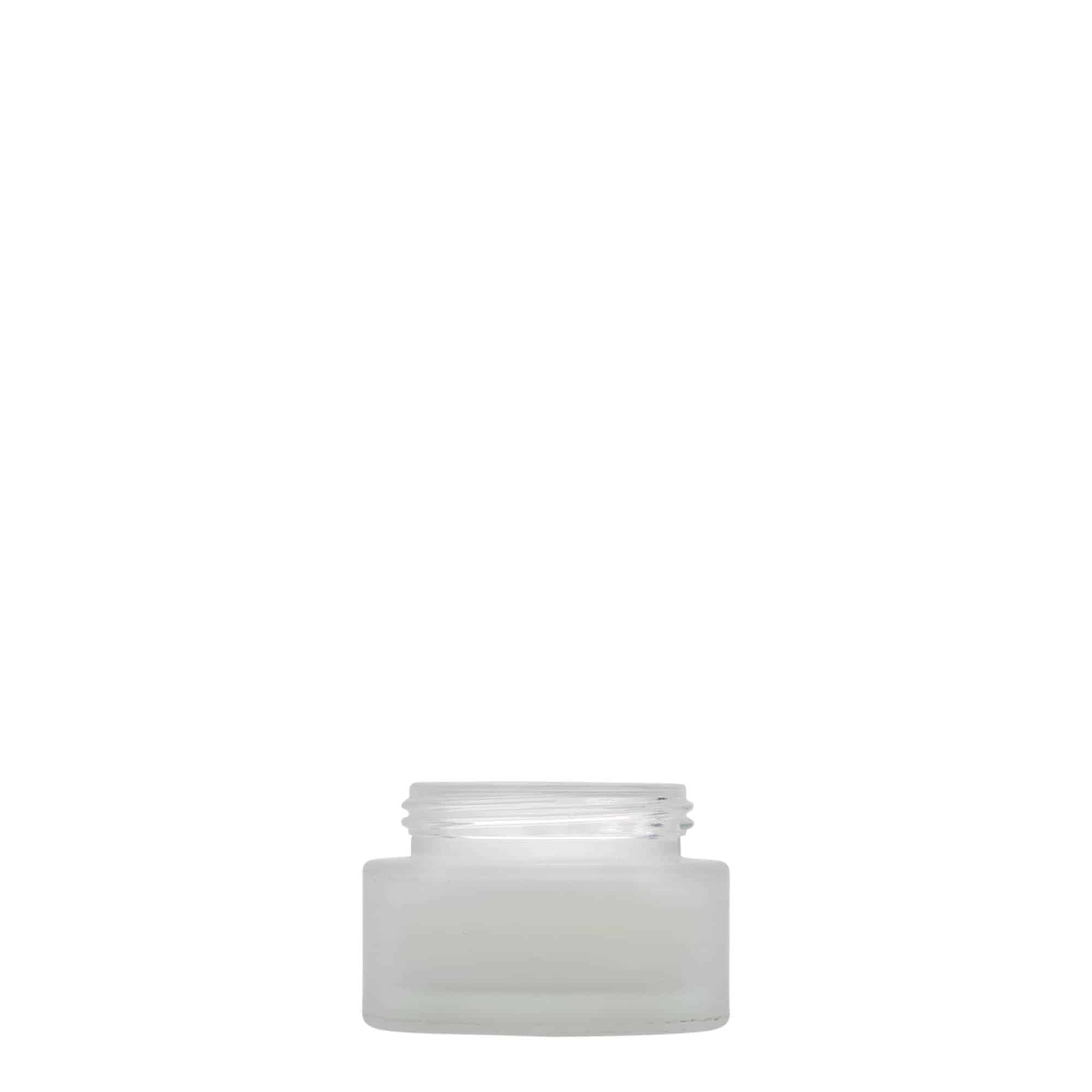 15 ml słoiczek „Platin Edition”, szkło, matowe, otwór: zakrętka