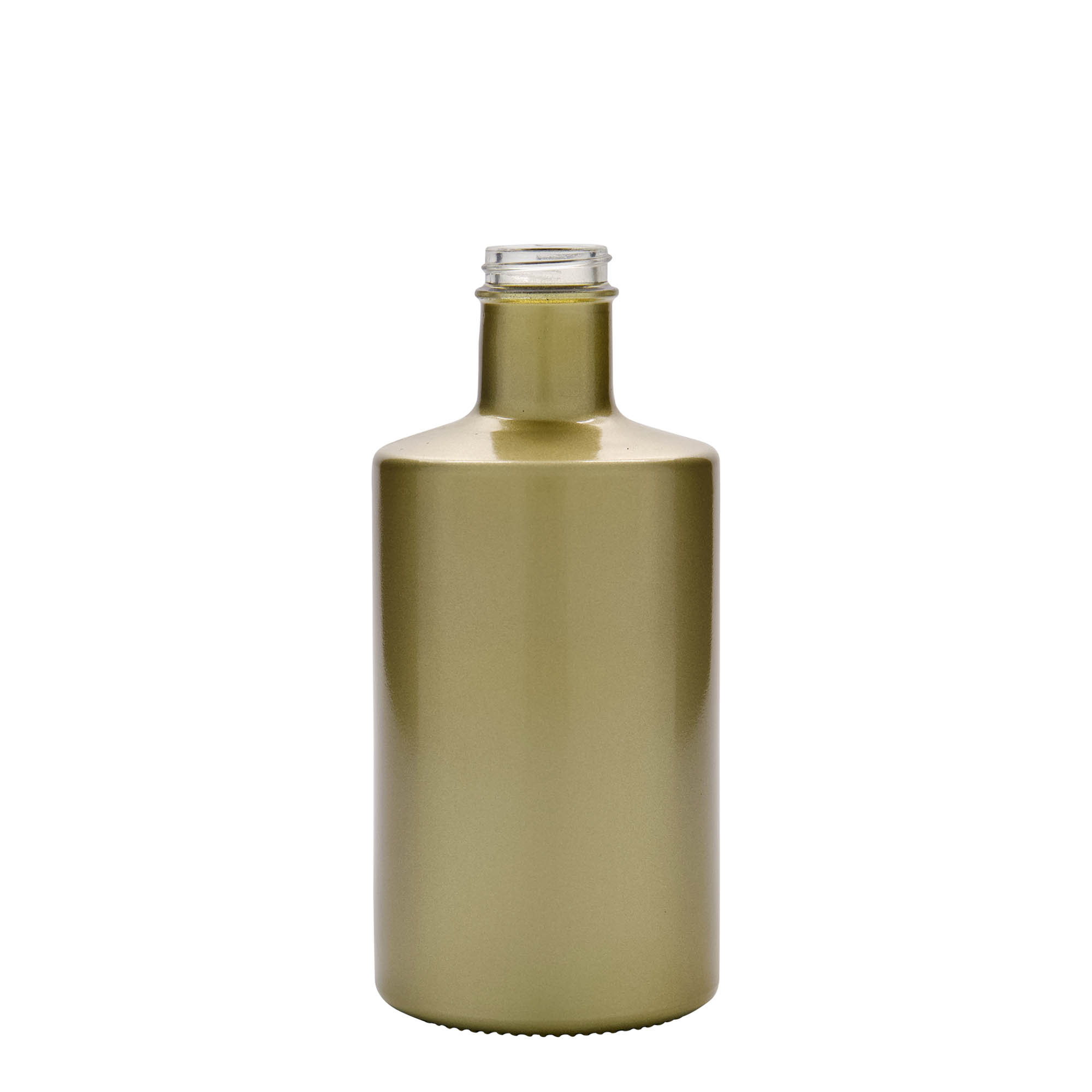 500 ml butelka szklana 'Caroline', złota, gwint: GPI 33 500 ml butelka szklana 'Caroline', złota, gwint: GPI 33