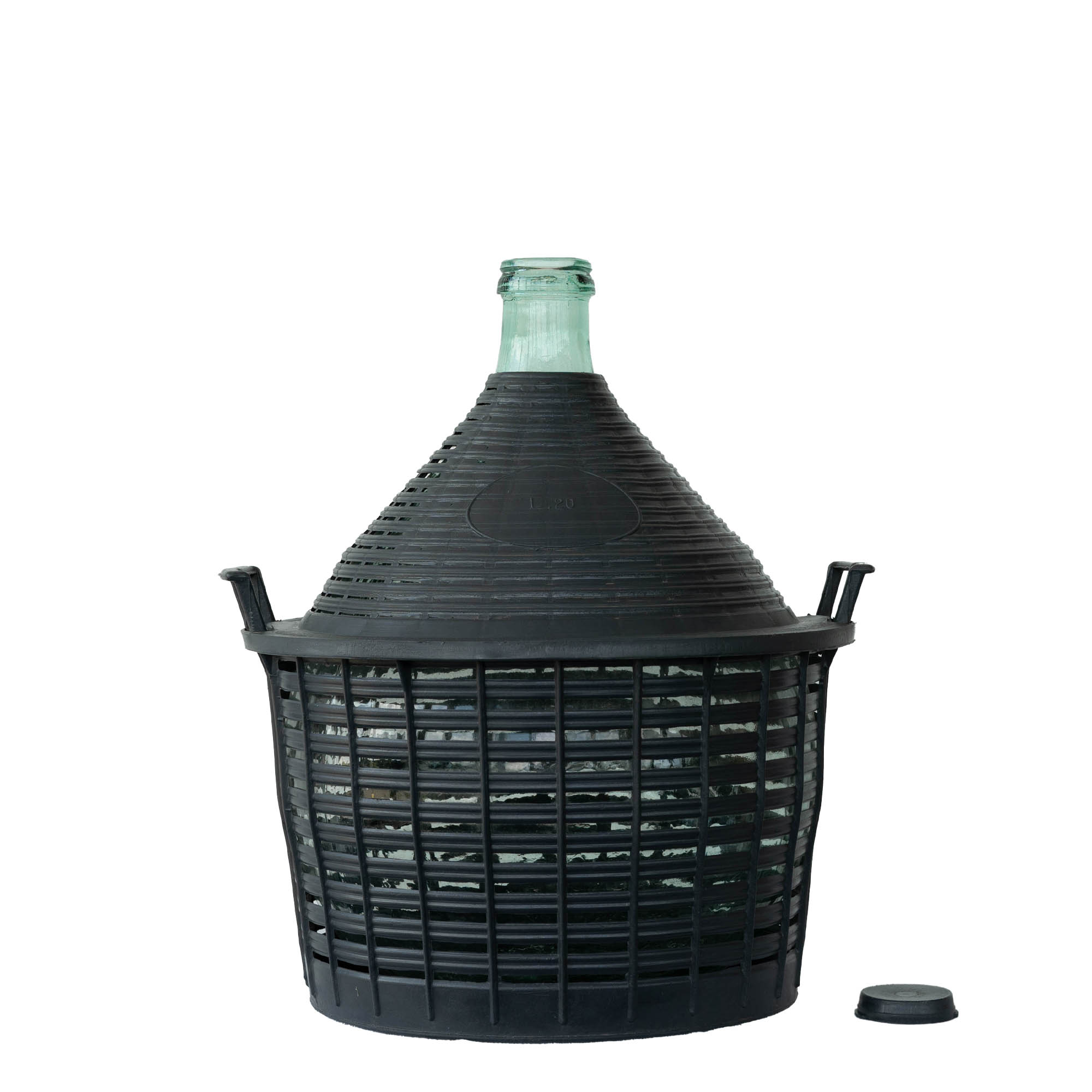 20 l butla balonowa z wąską szyjką, szkło, otwór: nakładana pokrywka 20 l butla balonowa z wąską szyjką, szkło, otwór: nakładana pokrywka