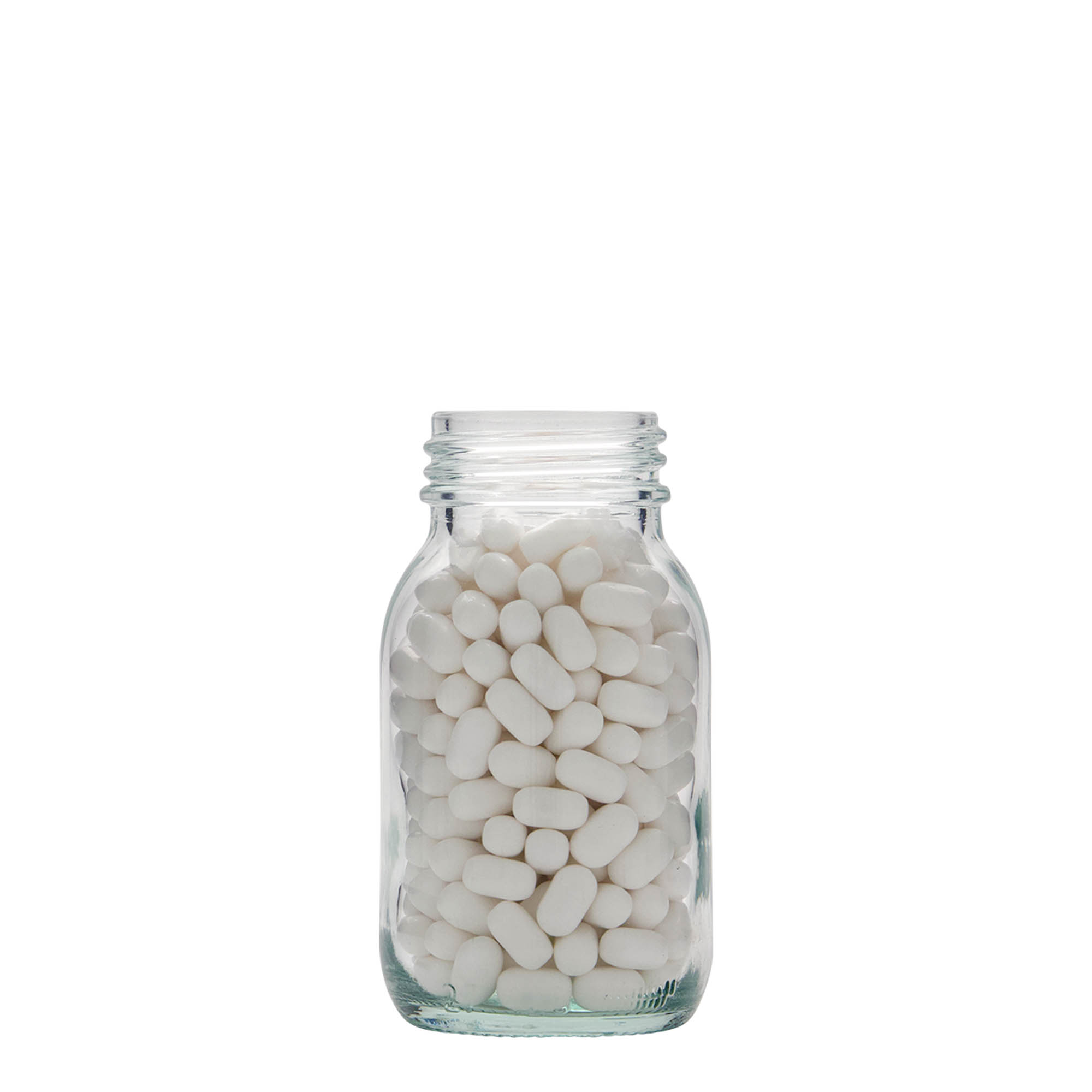 125 ml słoik o szerokiej szyjce, gwint: DIN 40 125 ml słoik o szerokiej szyjce, gwint: DIN 40