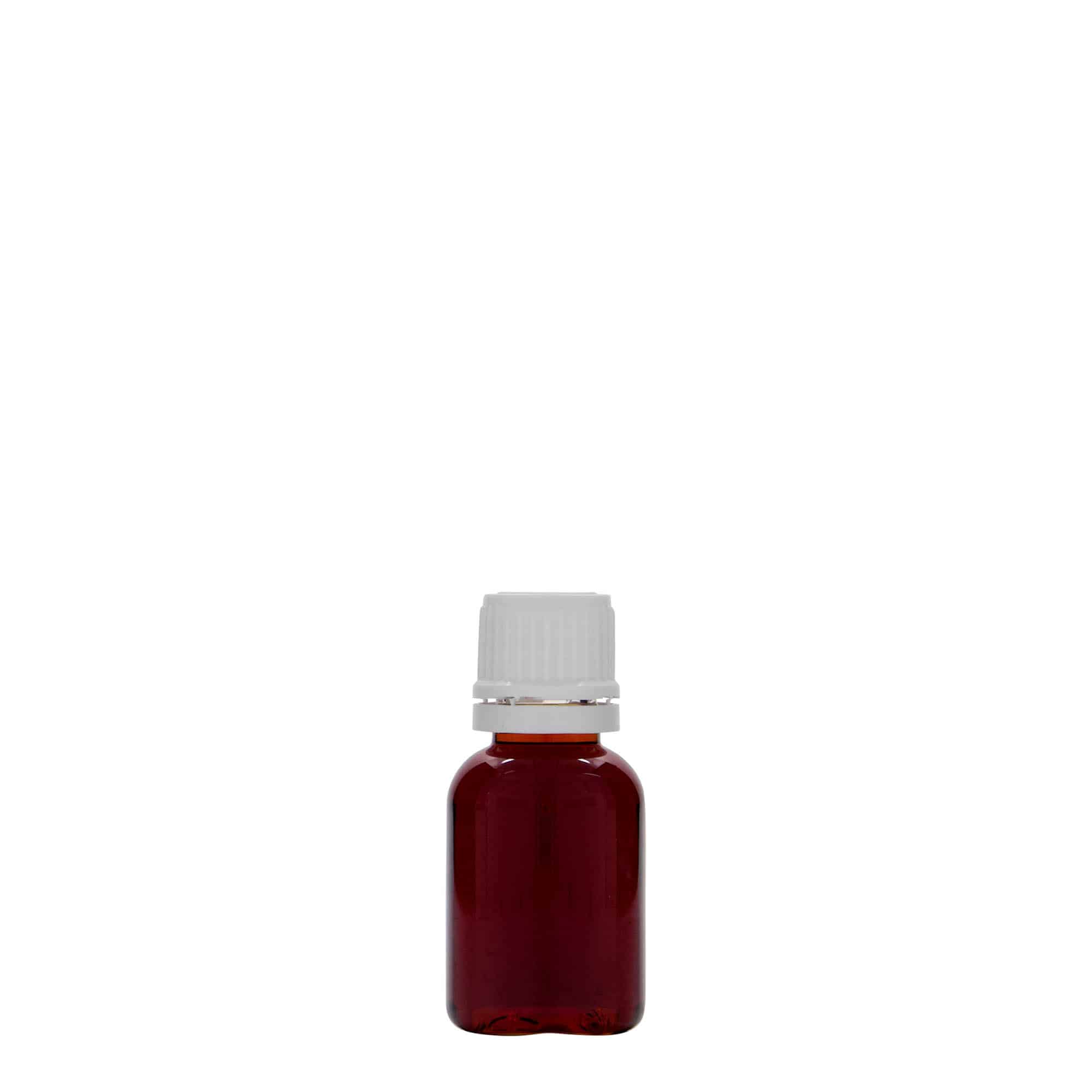 20 ml butelka farmaceutyczna PET 'Easy Living', tworzywo sztuczne, zamknięcie: DIN 18