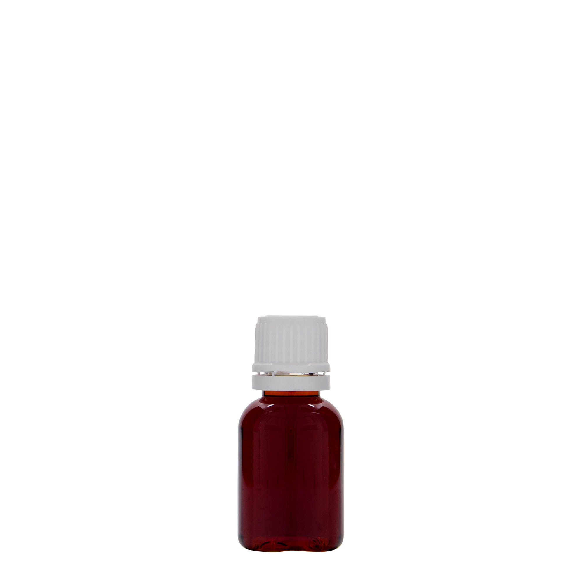 20 ml butelka medyczna PET „Easy Living”, tworzywo sztuczne, gwint: DIN 18