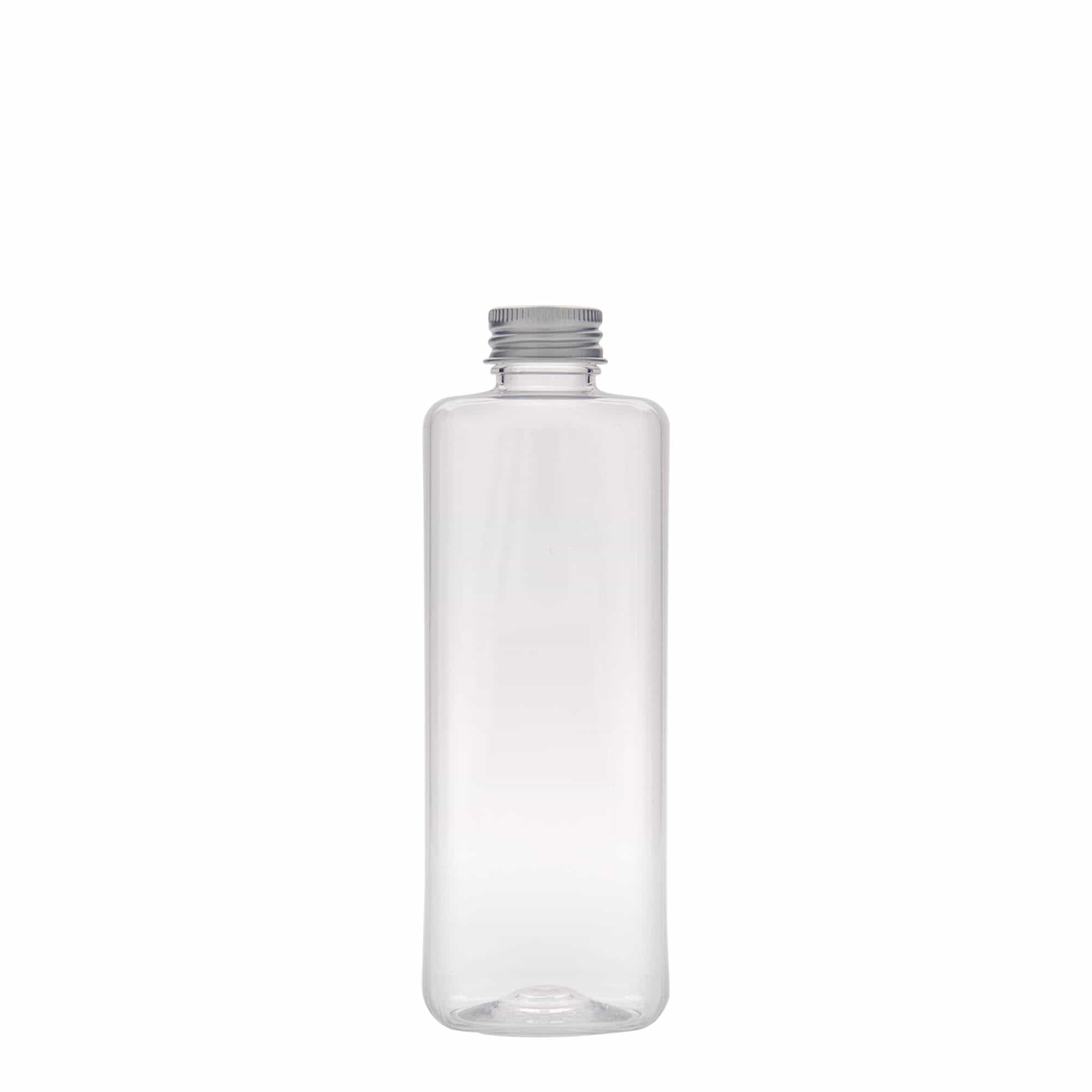300 ml butelka PET „Karl”, kwadratowa, plastik, gwint: 24/410