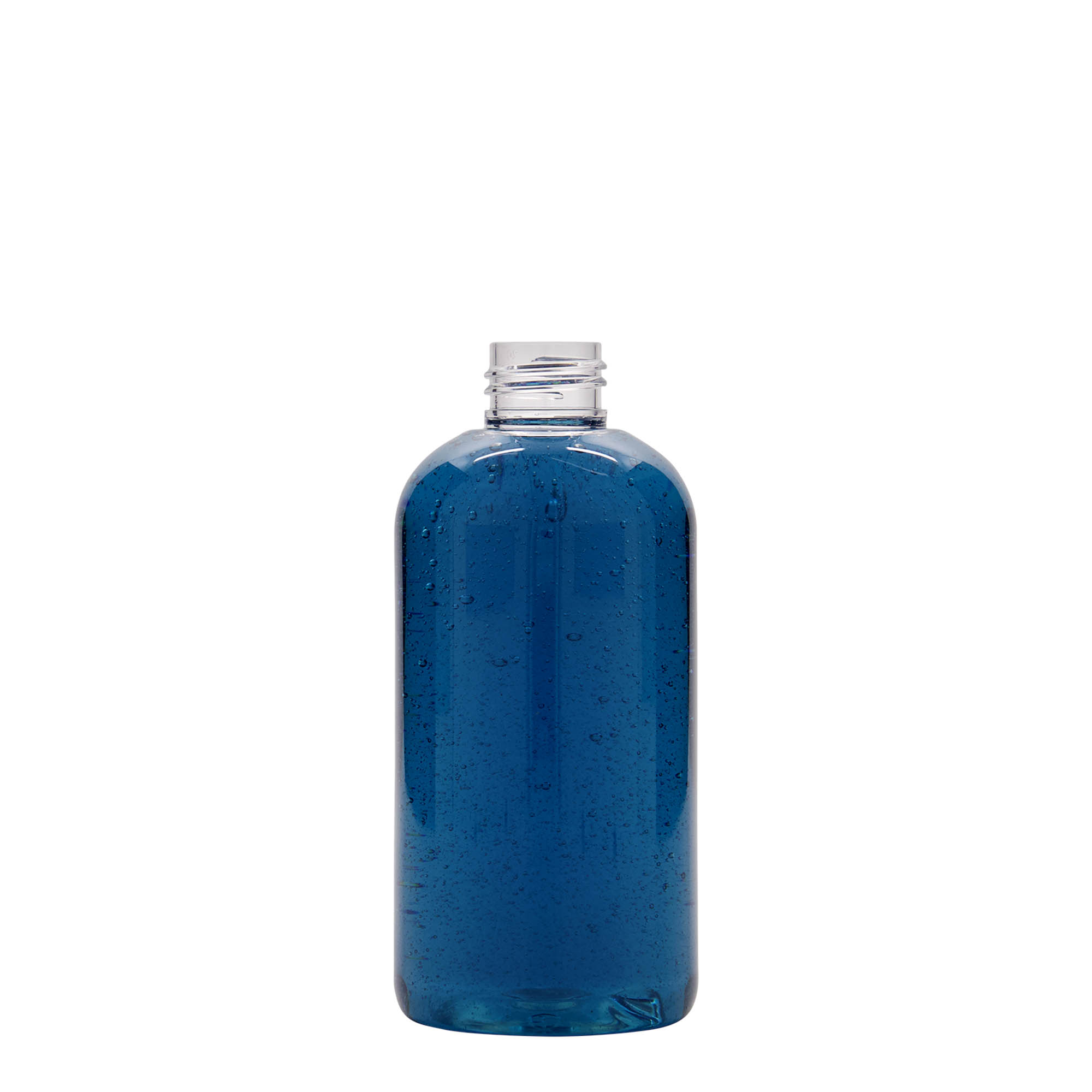 250 ml butelka PET „Boston”, tworzywo sztuczne, gwint: 24/410 250 ml butelka PET „Boston”, tworzywo sztuczne, gwint: 24/410