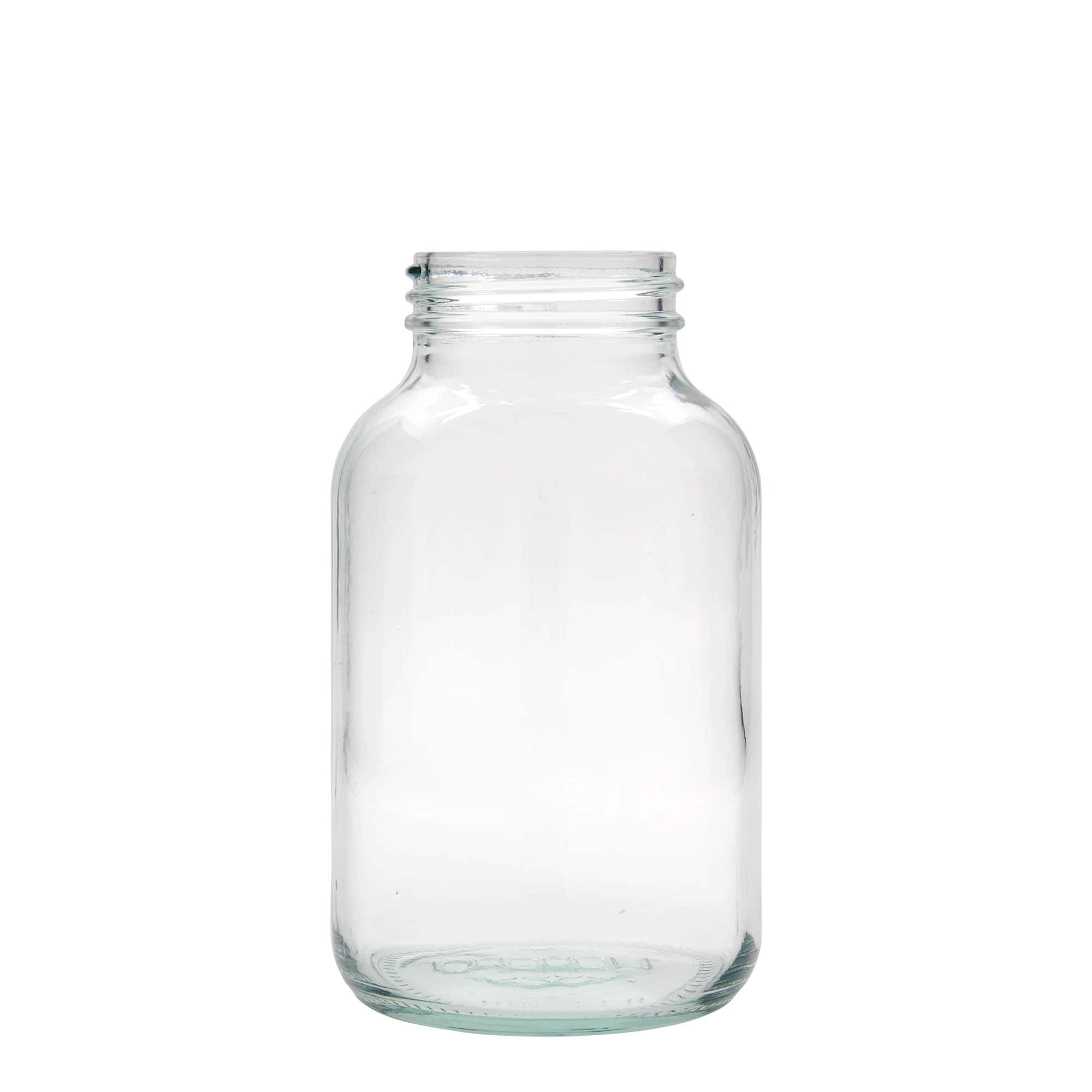 1.000 ml słoik szerokootworowy, wylot: DIN 68