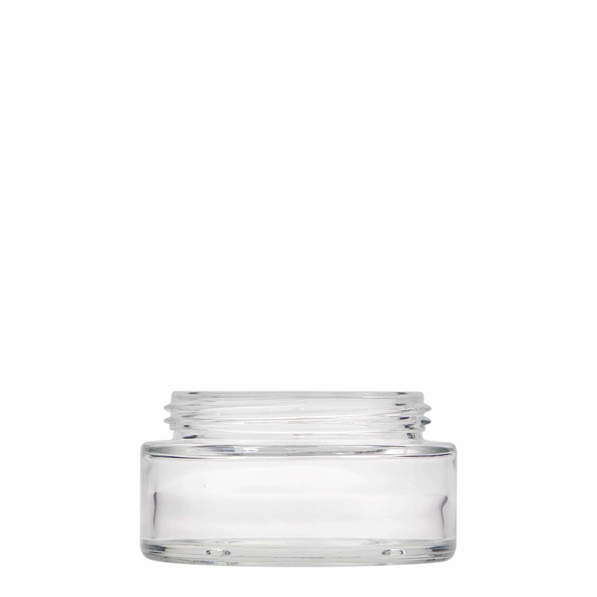 100 ml pojemnik na kosmetyki 'Clear Edition', szkło, zamknięcie: zakrętka