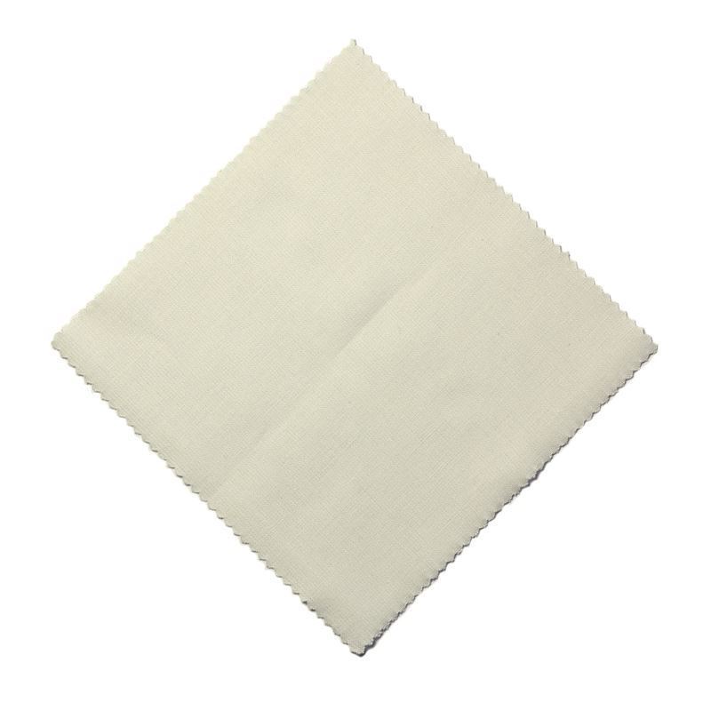 Kapturek na słoik 15x15, kwadratowy, materiał tekstylny, kolor kremowy, zamknięcie: TO58-TO82
