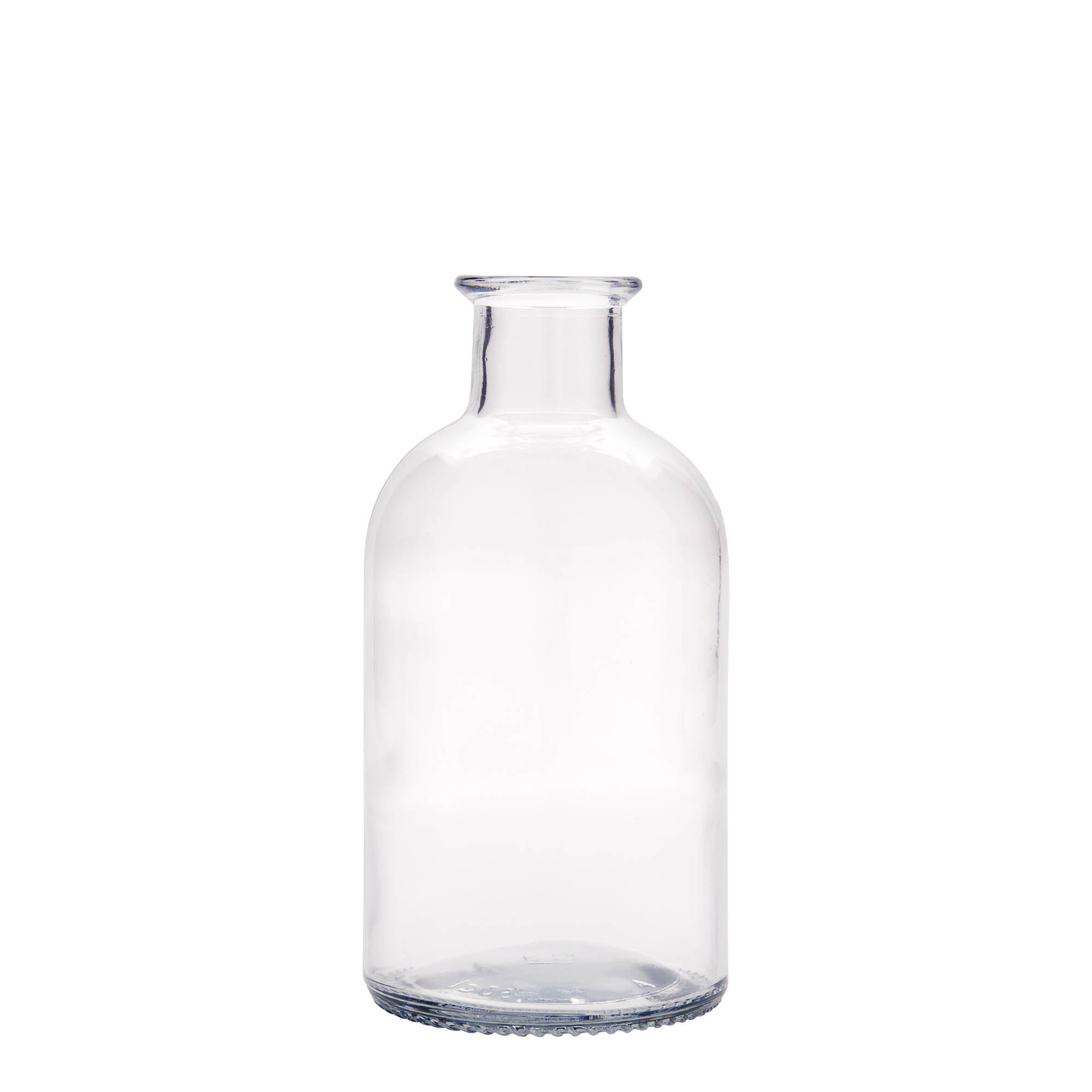 500 ml butelka szklana aptekarska 'Italia', szyjka: korek 500 ml butelka szklana aptekarska 'Italia', szyjka: korek