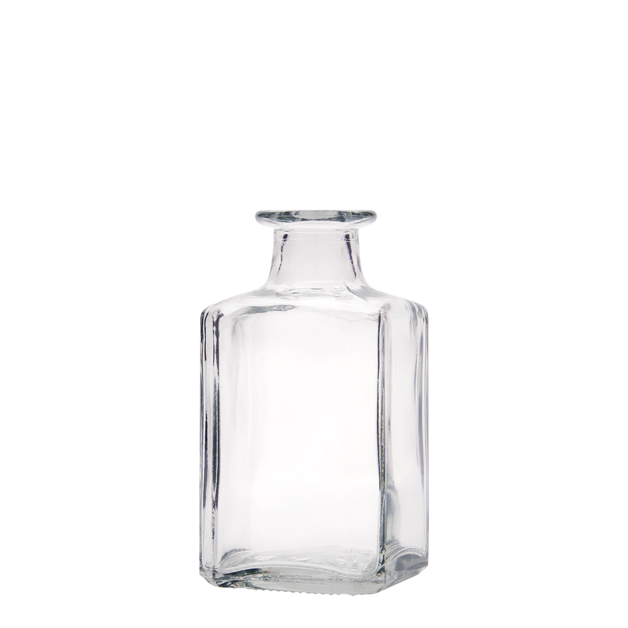 250 ml butelka szklana 'Torben', kwadratowa, otwór: korek