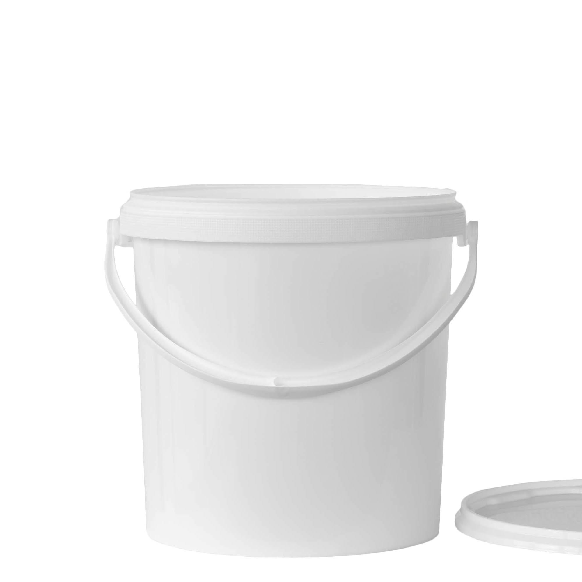 10 l wiadro, tworzywo sztuczne PP, biały 10 l wiadro, tworzywo sztuczne PP, biały