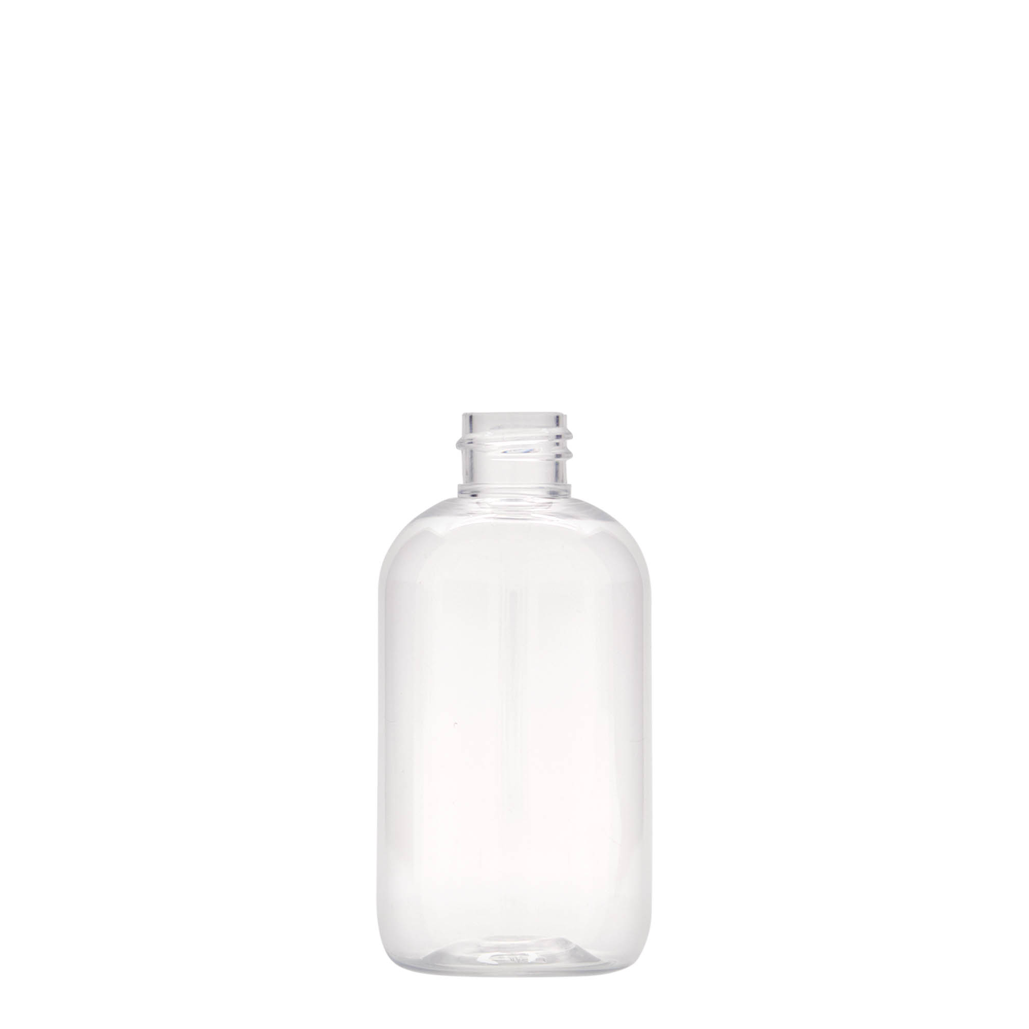 100 ml butelka PET „Boston”, tworzywo sztuczne, gwint: 20/410 100 ml butelka PET „Boston”, tworzywo sztuczne, gwint: 20/410