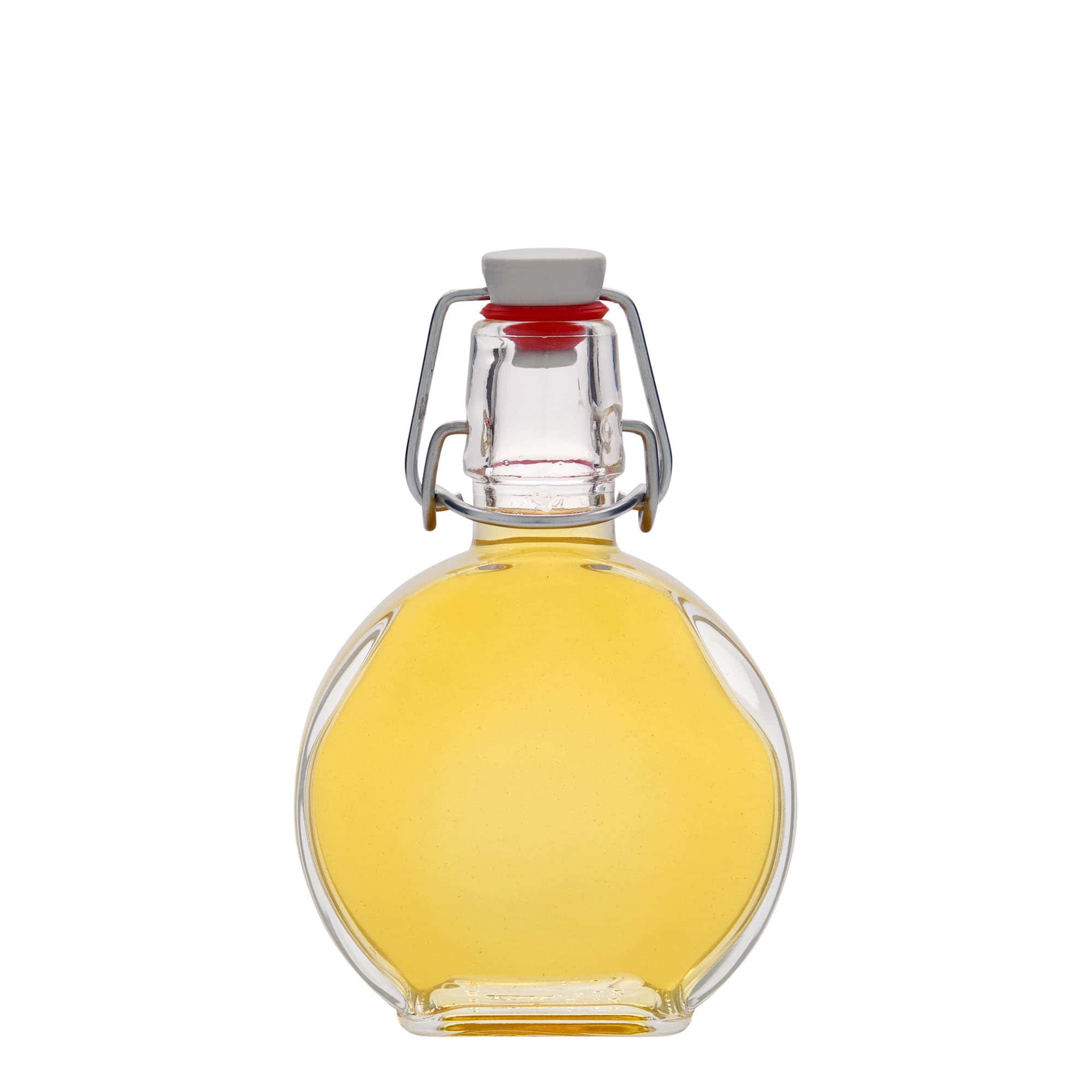 200 ml butelka szklana 'Sensatione', prostokątna, zamknięcie: Zamknięcie pałąkowe