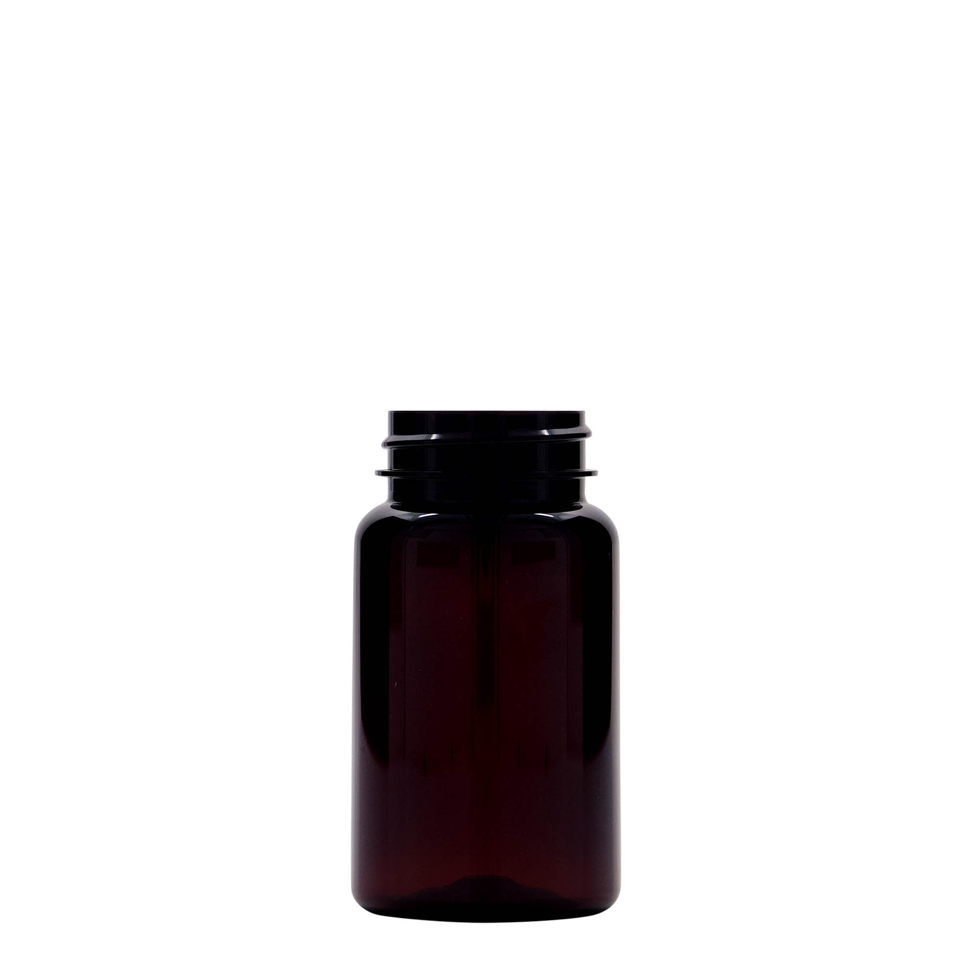 100 ml PET-pakiet, tworzywo sztuczne, brązowy, gwint: 38/400