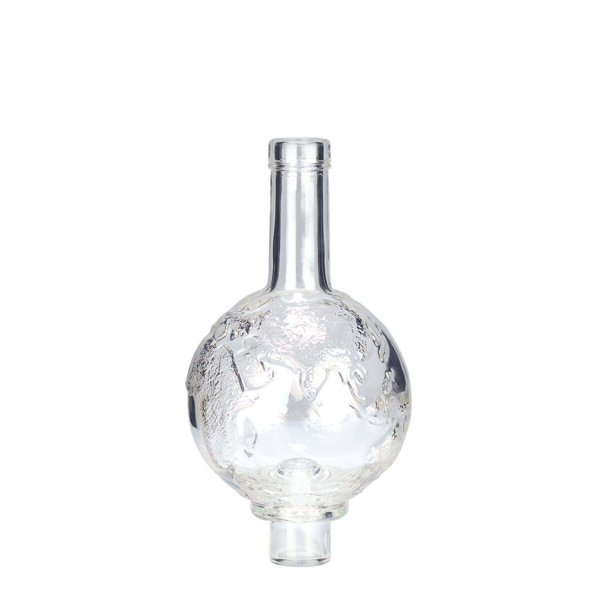 500 ml butelka szklana 'Globus', szyjka: korek 500 ml butelka szklana 'Globus', szyjka: korek