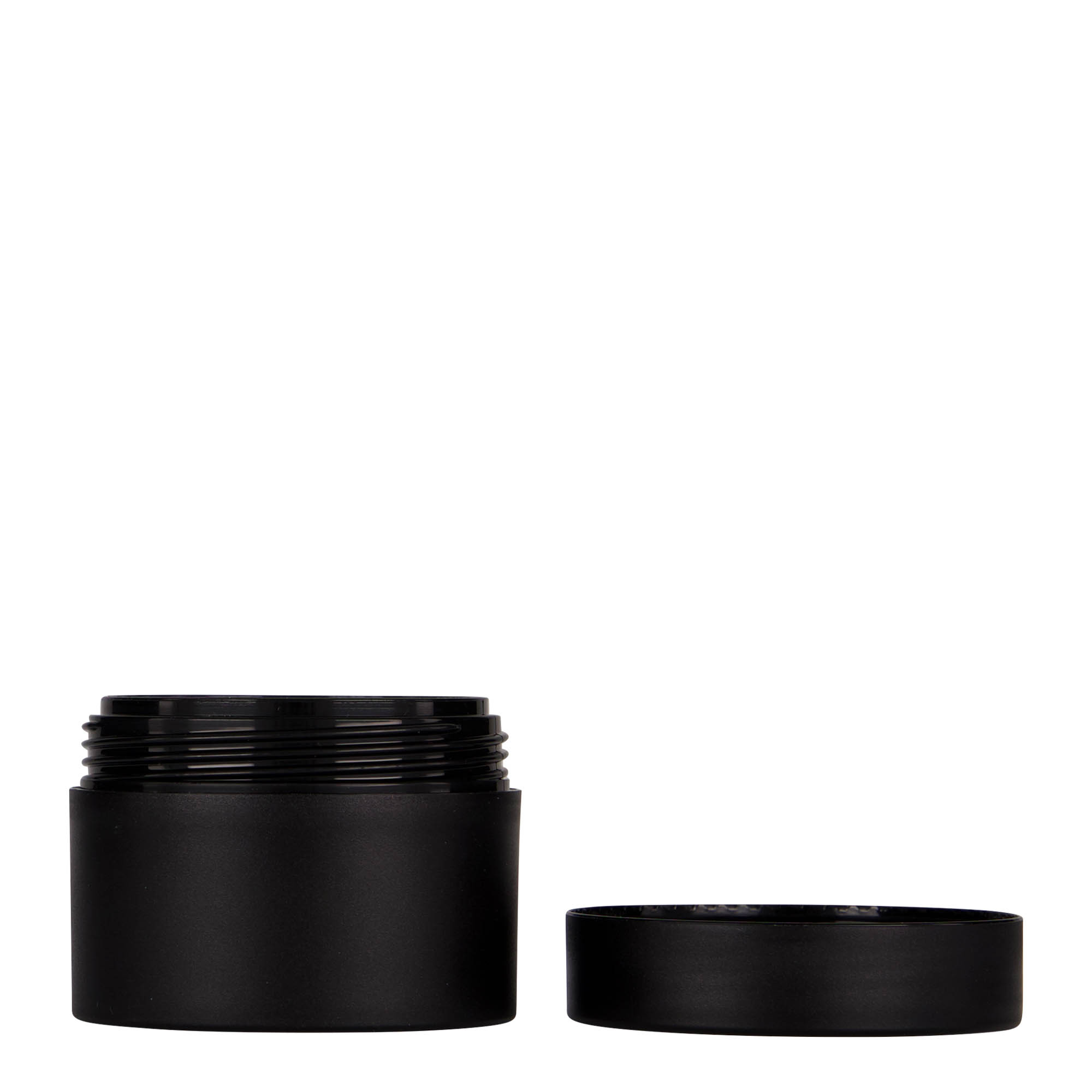 50 ml plastikowy pojemnik 'Antonella', PP, czarny, otwór: zakrętka na gwint 50 ml plastikowy pojemnik 'Antonella', PP, czarny, otwór: zakrętka na gwint