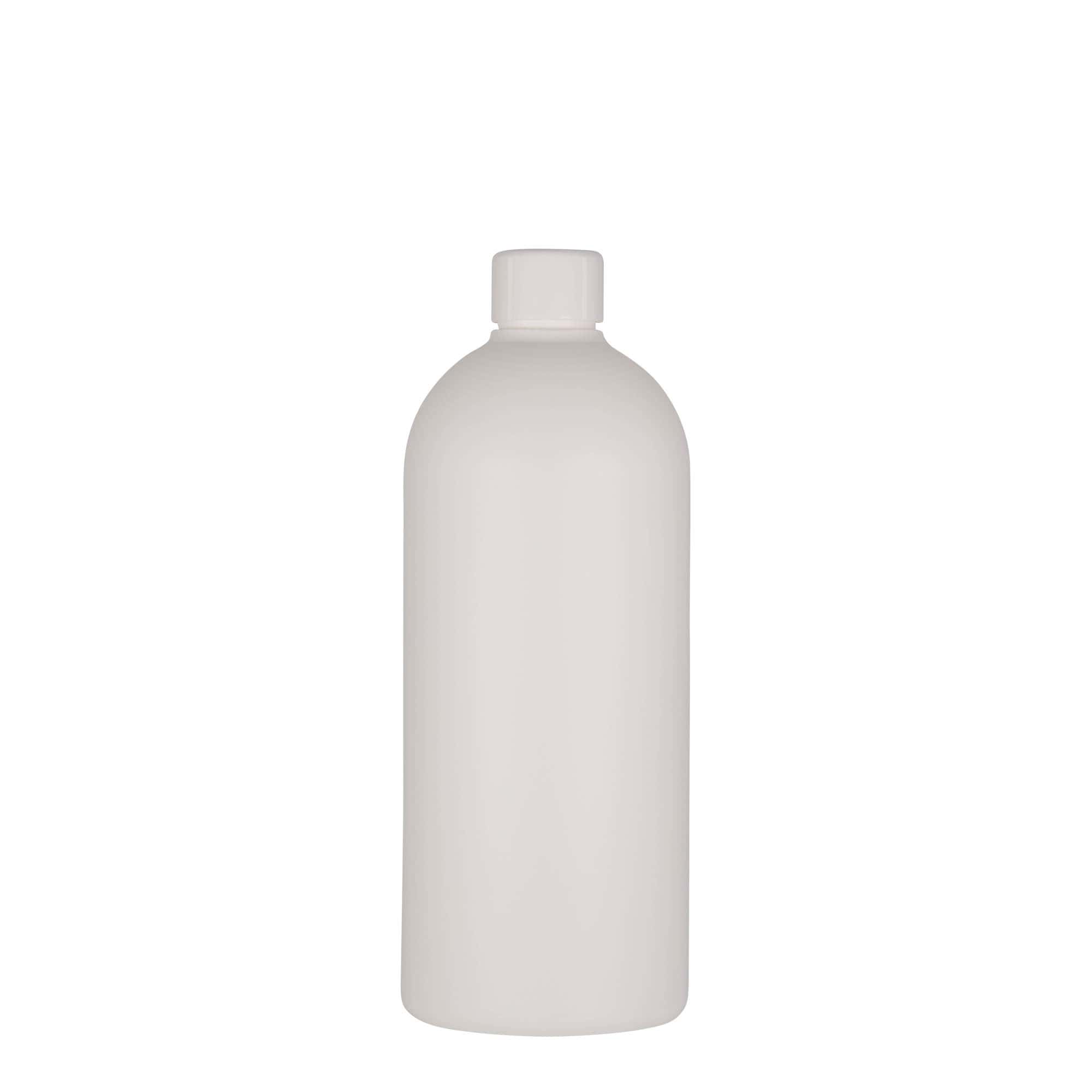 500 ml butelka z tworzywa sztucznego 'Tuffy', HDPE, kolor biały, zamknięcie: GPI 24/410