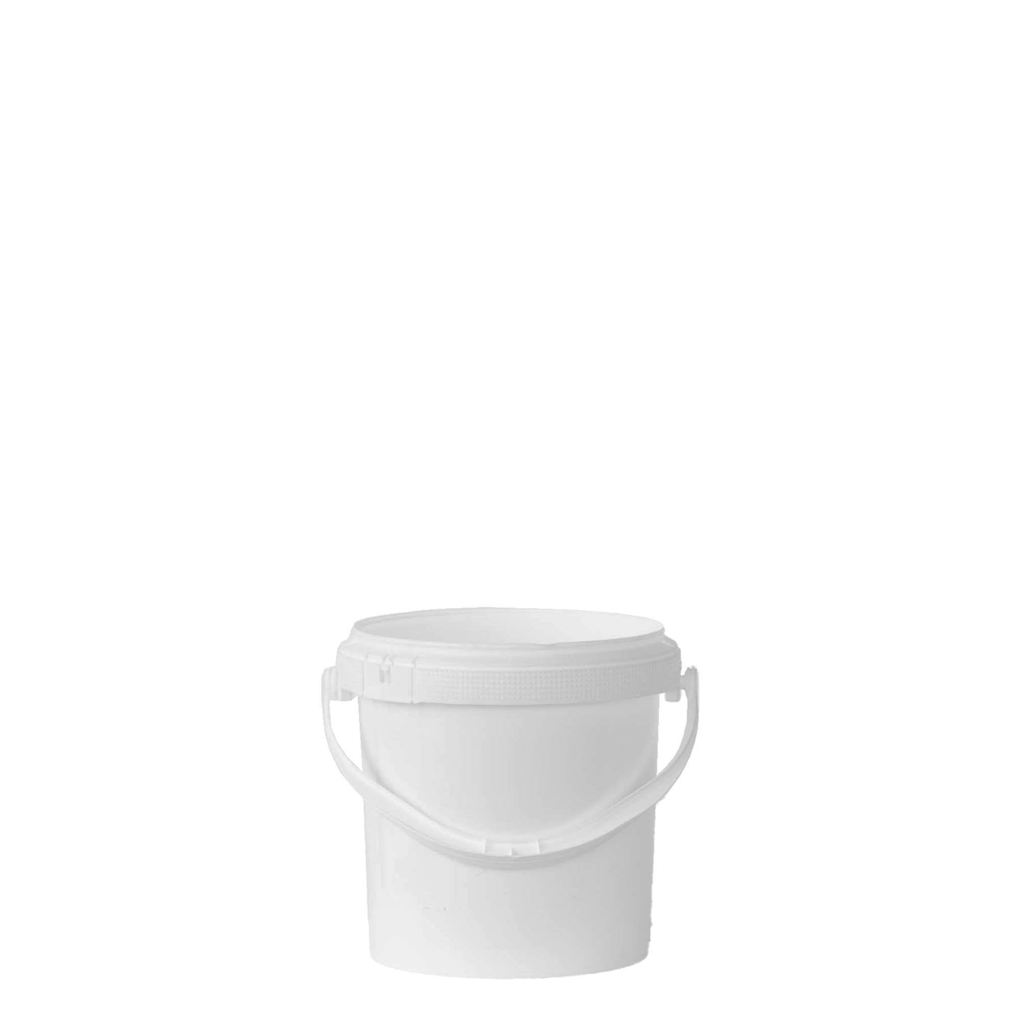 1 l wiadro, tworzywo sztuczne PP, biały 1 l wiadro, tworzywo sztuczne PP, biały