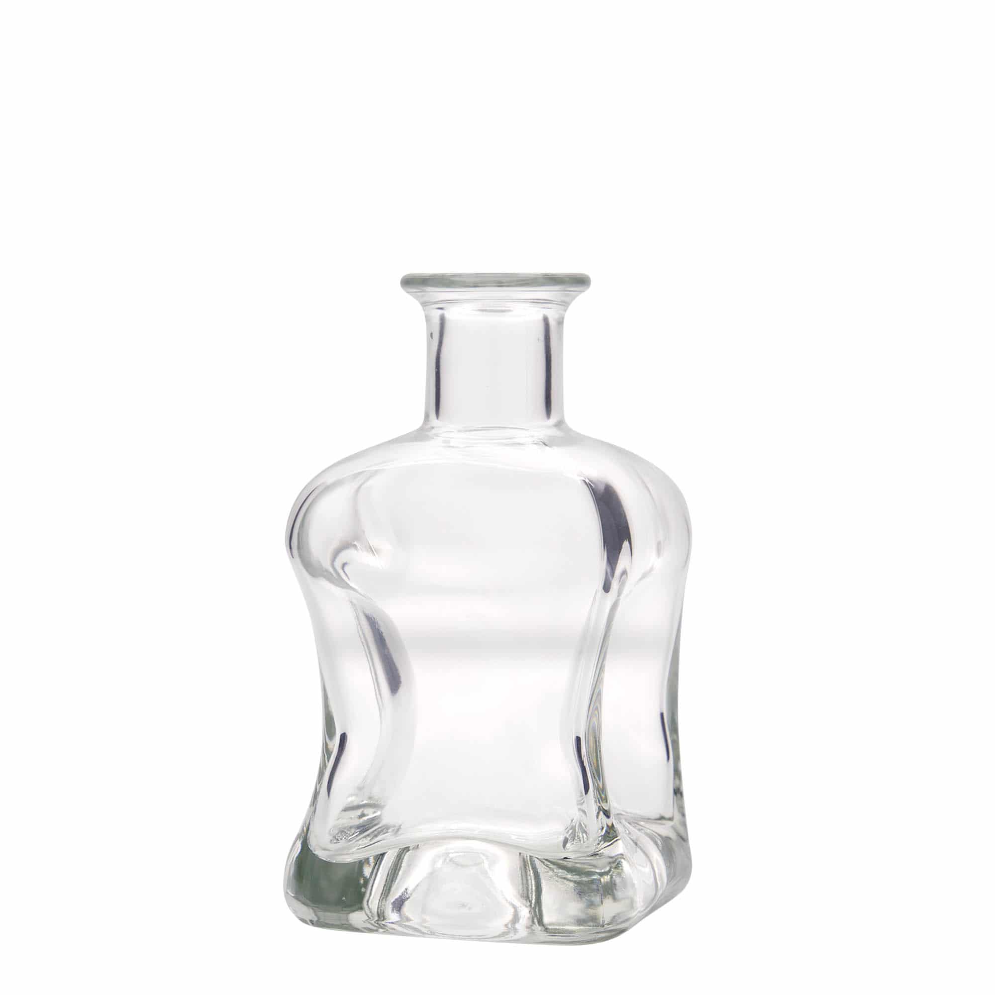 350 ml butelka szklana 'Dublin', kwadratowa, zamknięcie: korek