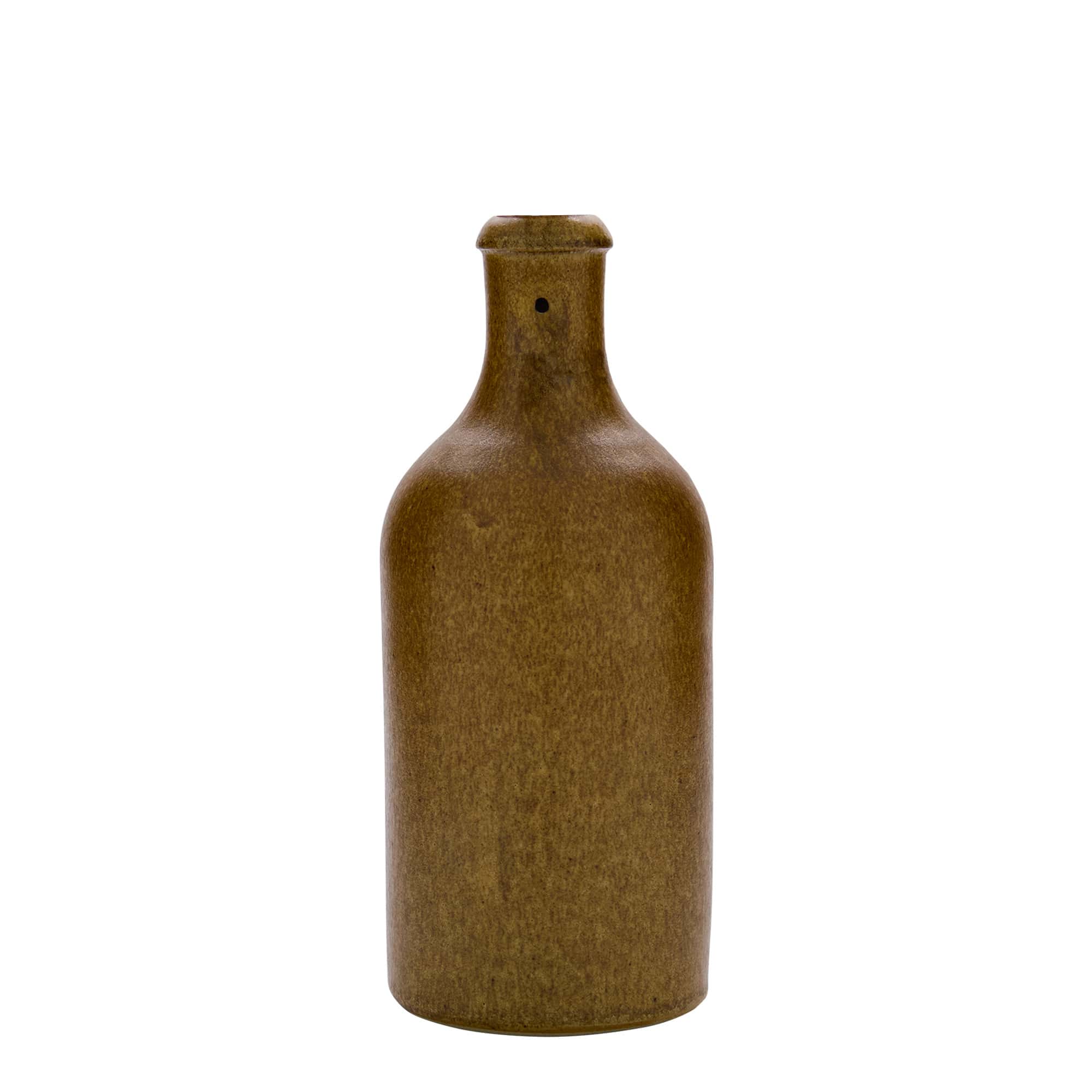 500 ml dzbanek do toniku, kamionka, brązowo-kryształowy, otwór: zamknięcie na zawias