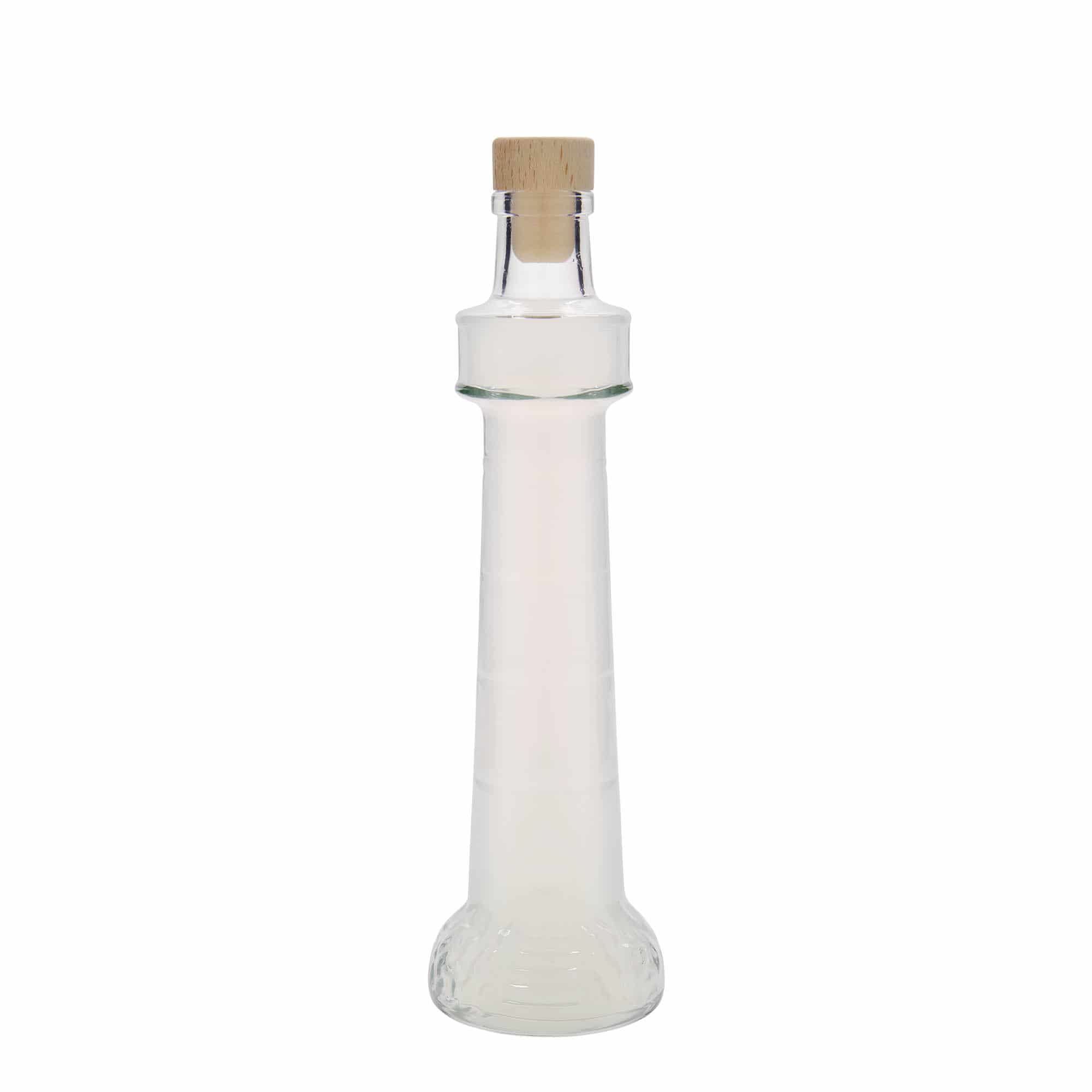 200 ml butelka szklana 'Latarnia morska', zamknięcie: korek