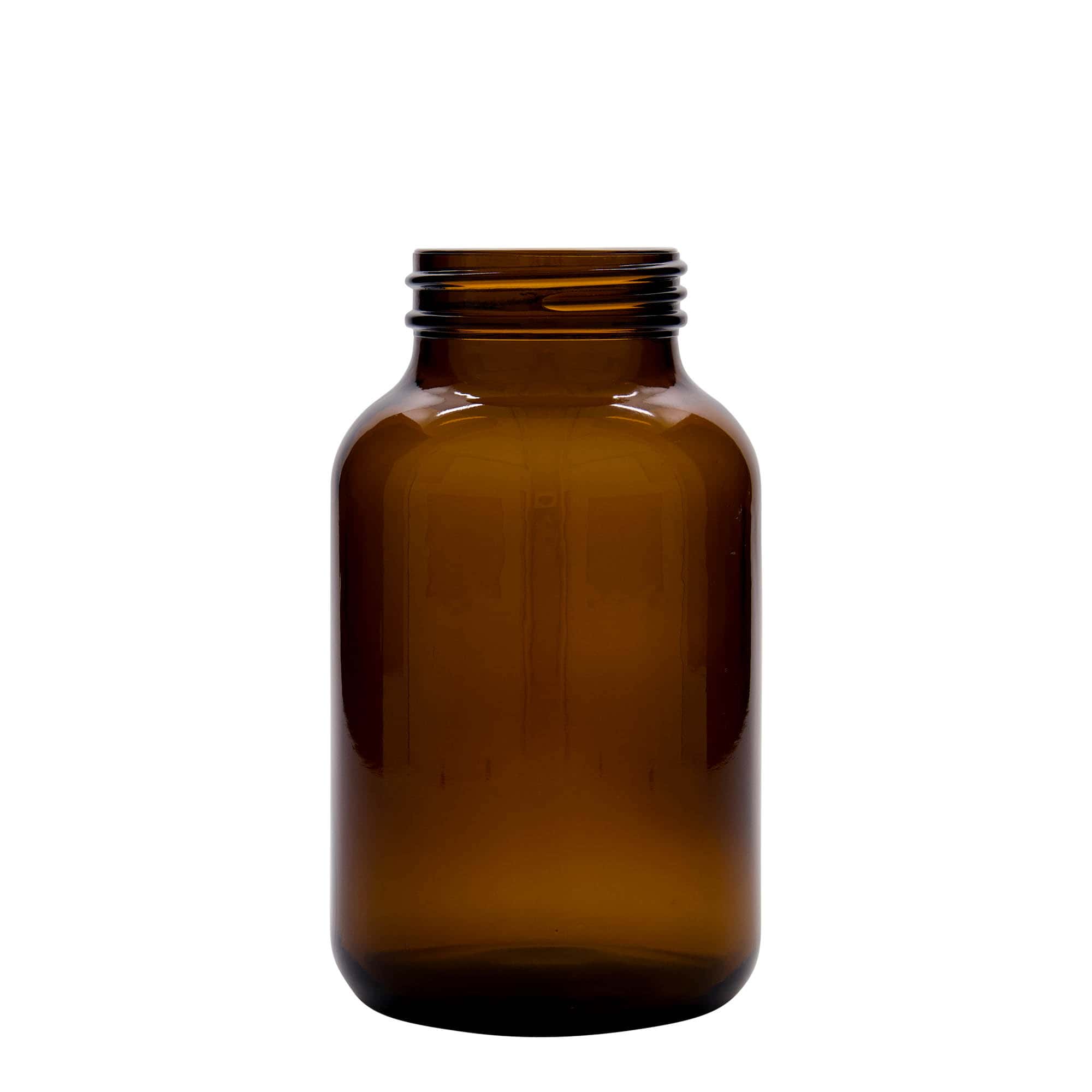 1000 ml słoik z szerokim otworem, kolor brązowy, zamknięcie: DIN 68 1000 ml słoik z szerokim otworem, kolor brązowy, zamknięcie: DIN 68