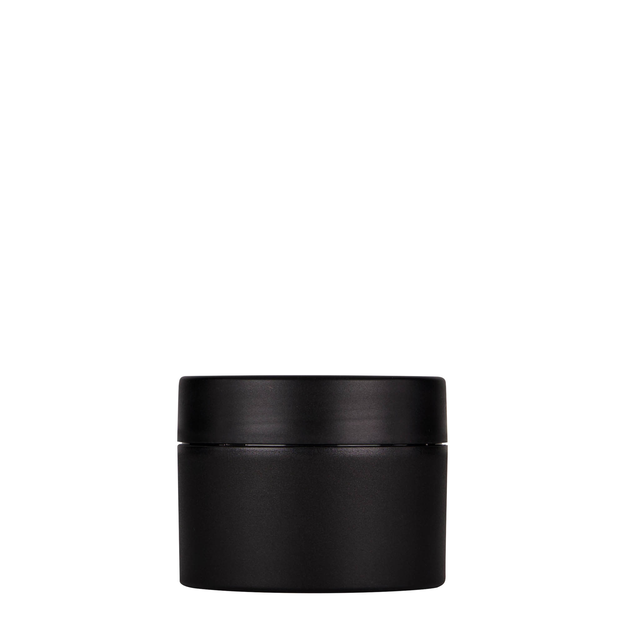 100 ml plastikowy pojemnik 'Antonella', PP, czarny, wylot: zakręcana pokrywka 100 ml plastikowy pojemnik 'Antonella', PP, czarny, wylot: zakręcana pokrywka