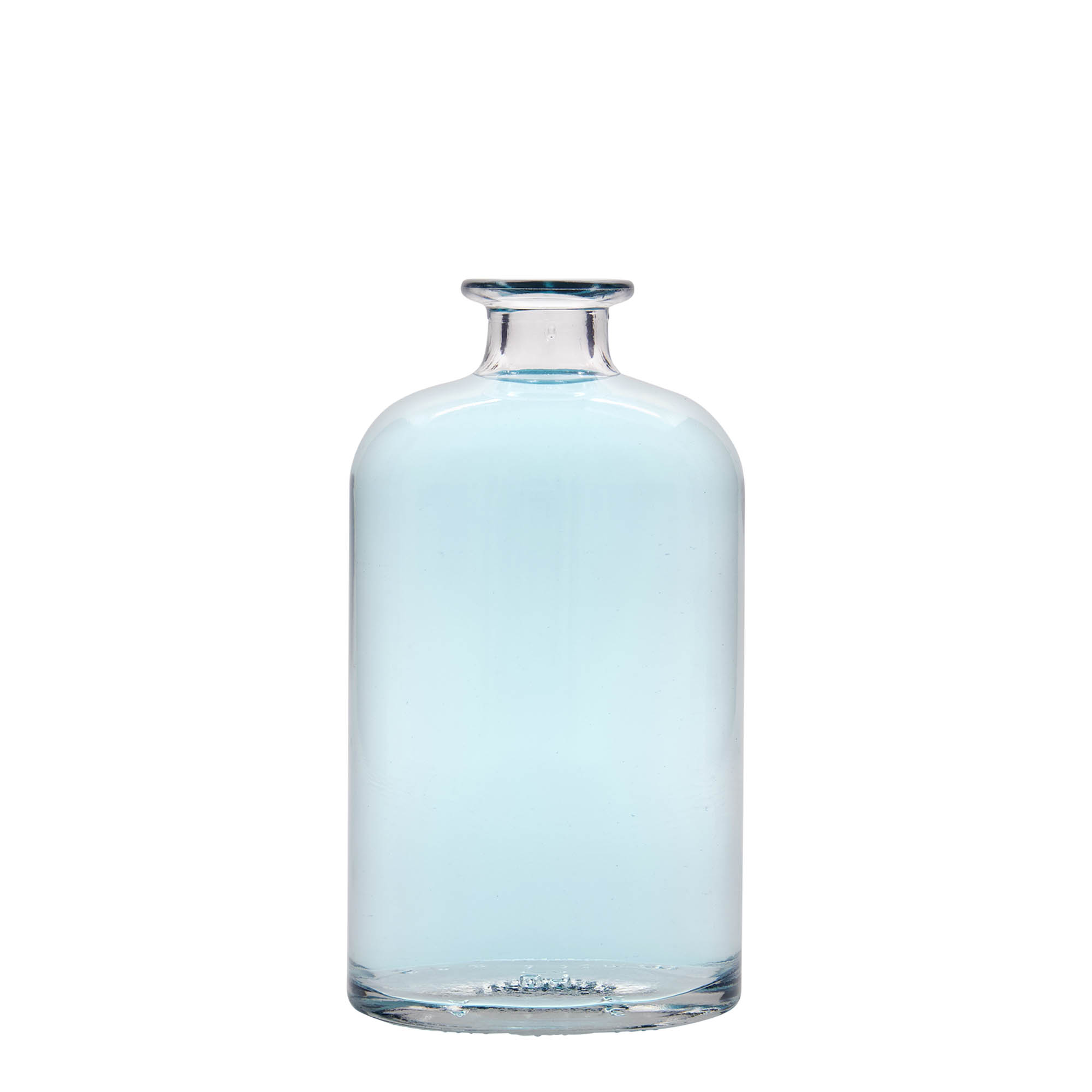 500 ml butelka szklana 'Dundee', owalna, wylot: korek