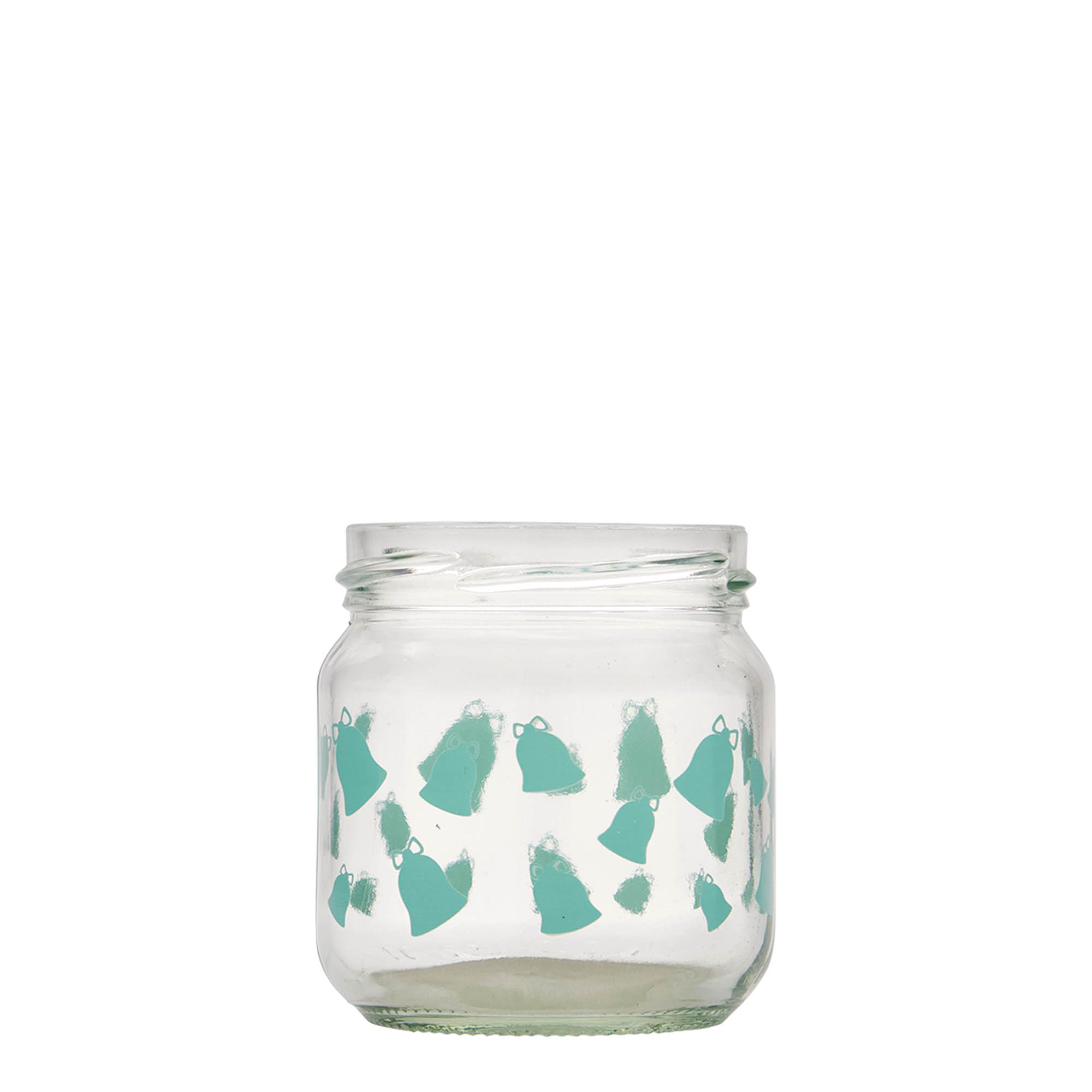 212 ml szklanka okrągła, motyw: dzwoneczek, krawędź: Twist-Off (TO 66)