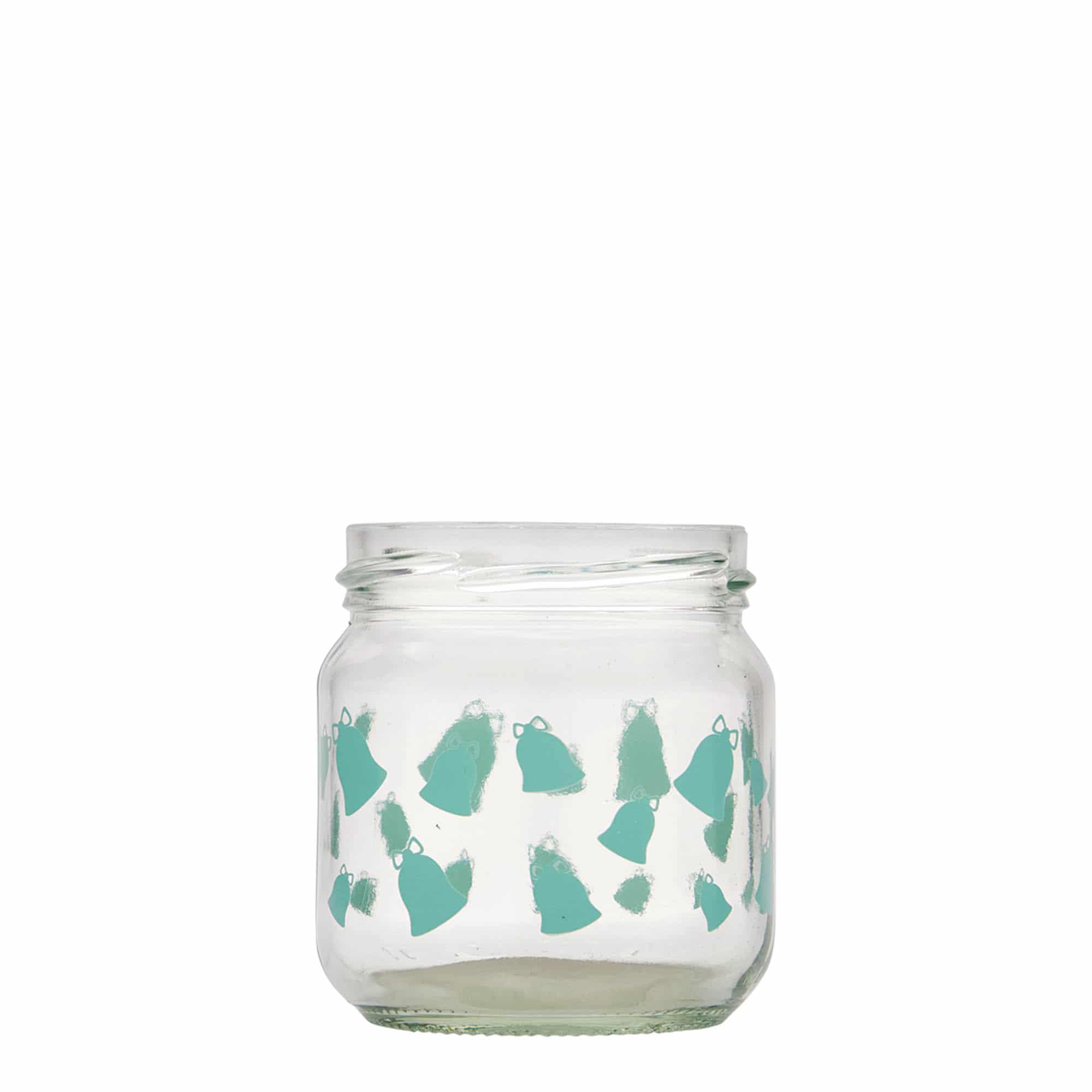 212 ml szklanka okrągła, motyw: dzwoneczek, krawędź: Twist-Off (TO 66)