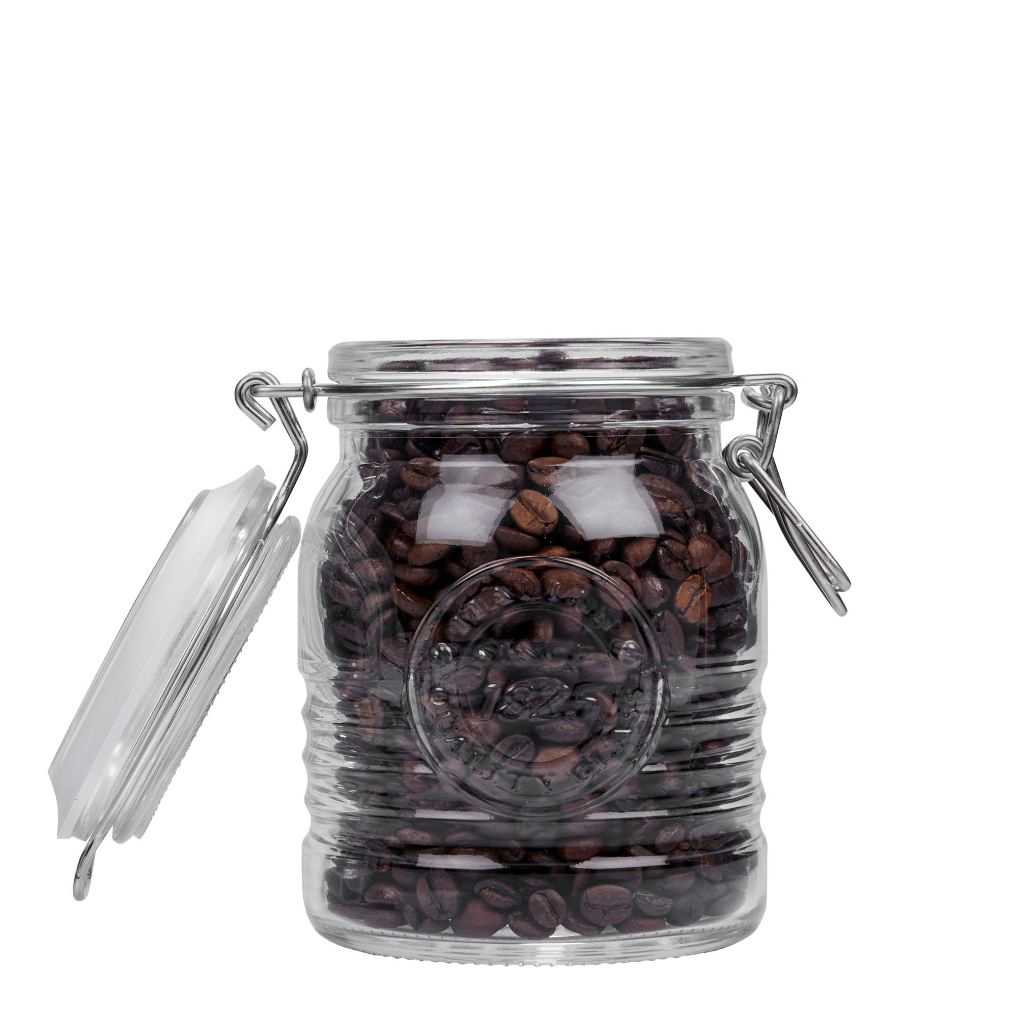 500 ml słoik z zamknięciem drucianym 'Officina 1825', otwór: zamknięcie druciane 500 ml słoik z zamknięciem drucianym 'Officina 1825', otwór: zamknięcie druciane