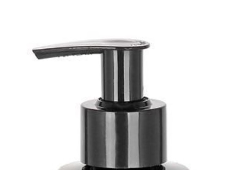 Zakrętka z pompką dozującą, tworzywo sztuczne PP, czarna, do gwintu: 24/410 Zakrętka z pompką dozującą, tworzywo sztuczne PP, czarna, do gwintu: 24/410