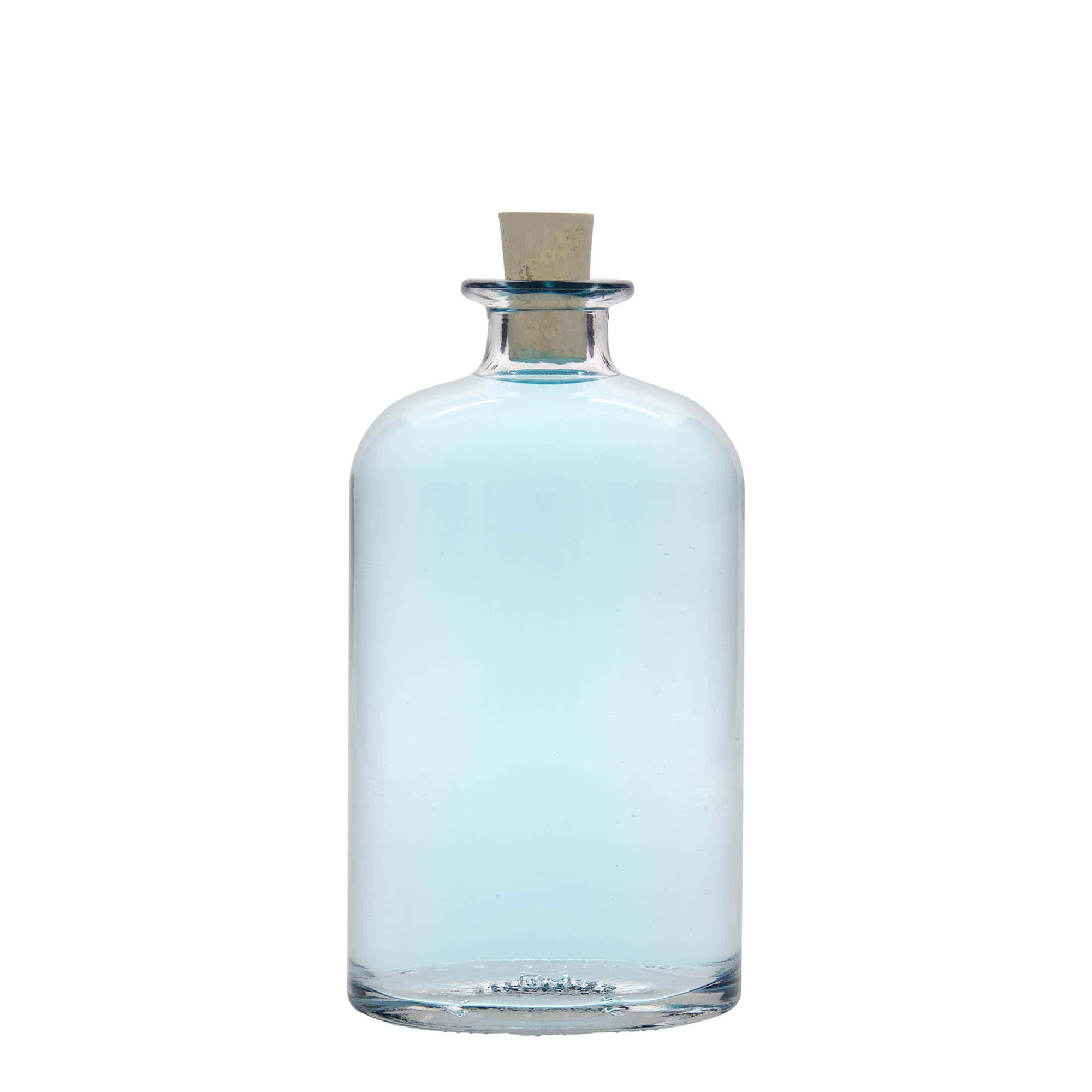 500 ml butelka szklana 'Dundee', owalna, zamknięcie: korek 500 ml butelka szklana 'Dundee', owalna, zamknięcie: korek