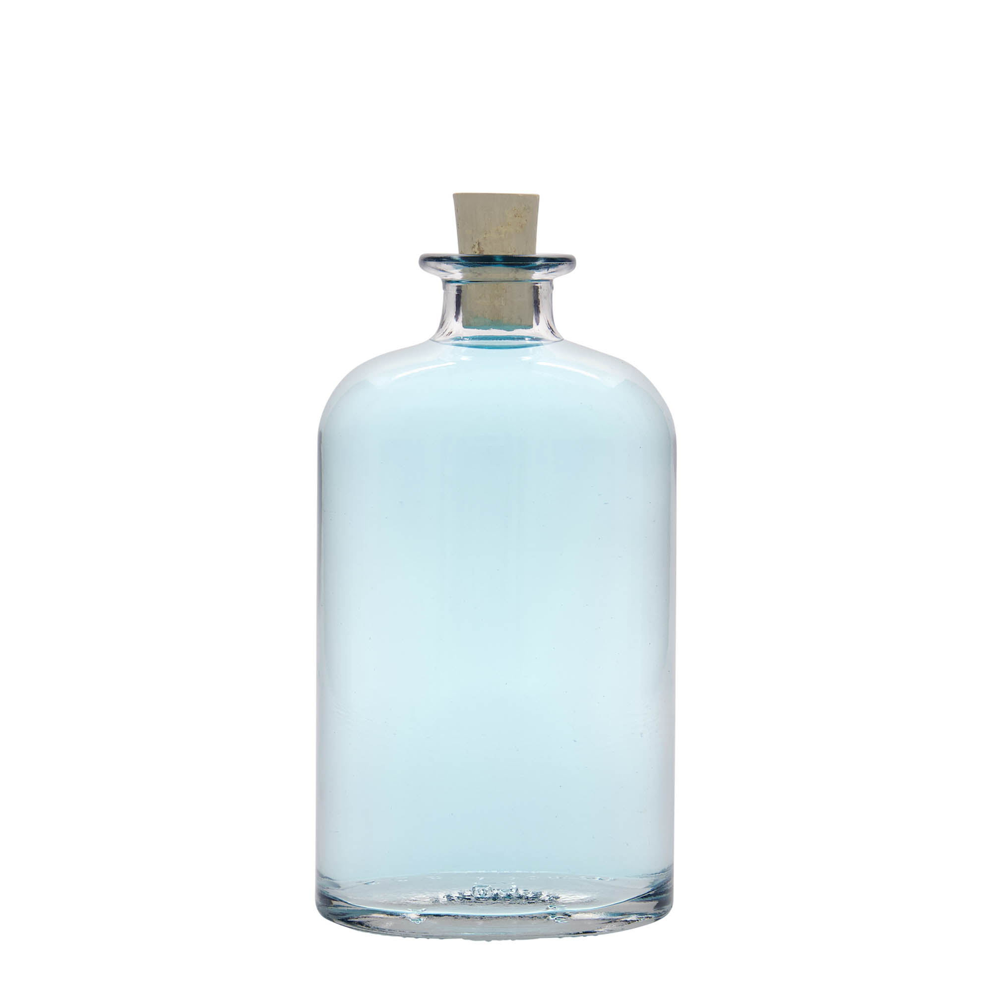 500 ml butelka szklana 'Dundee', owalna, wylot: korek