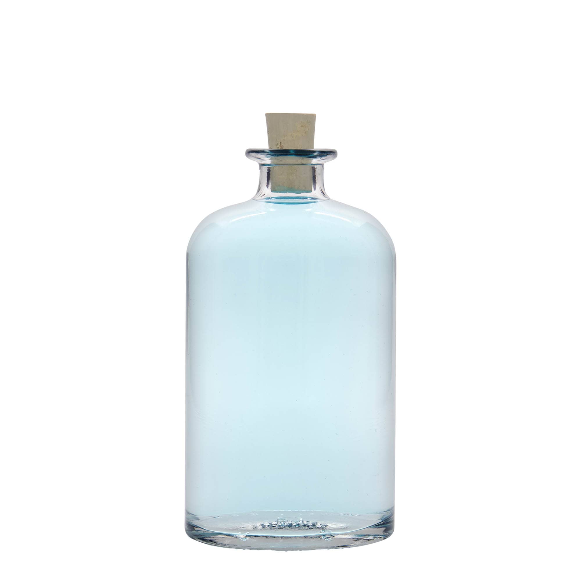 500 ml butelka szklana 'Dundee', owalna, wylot: korek