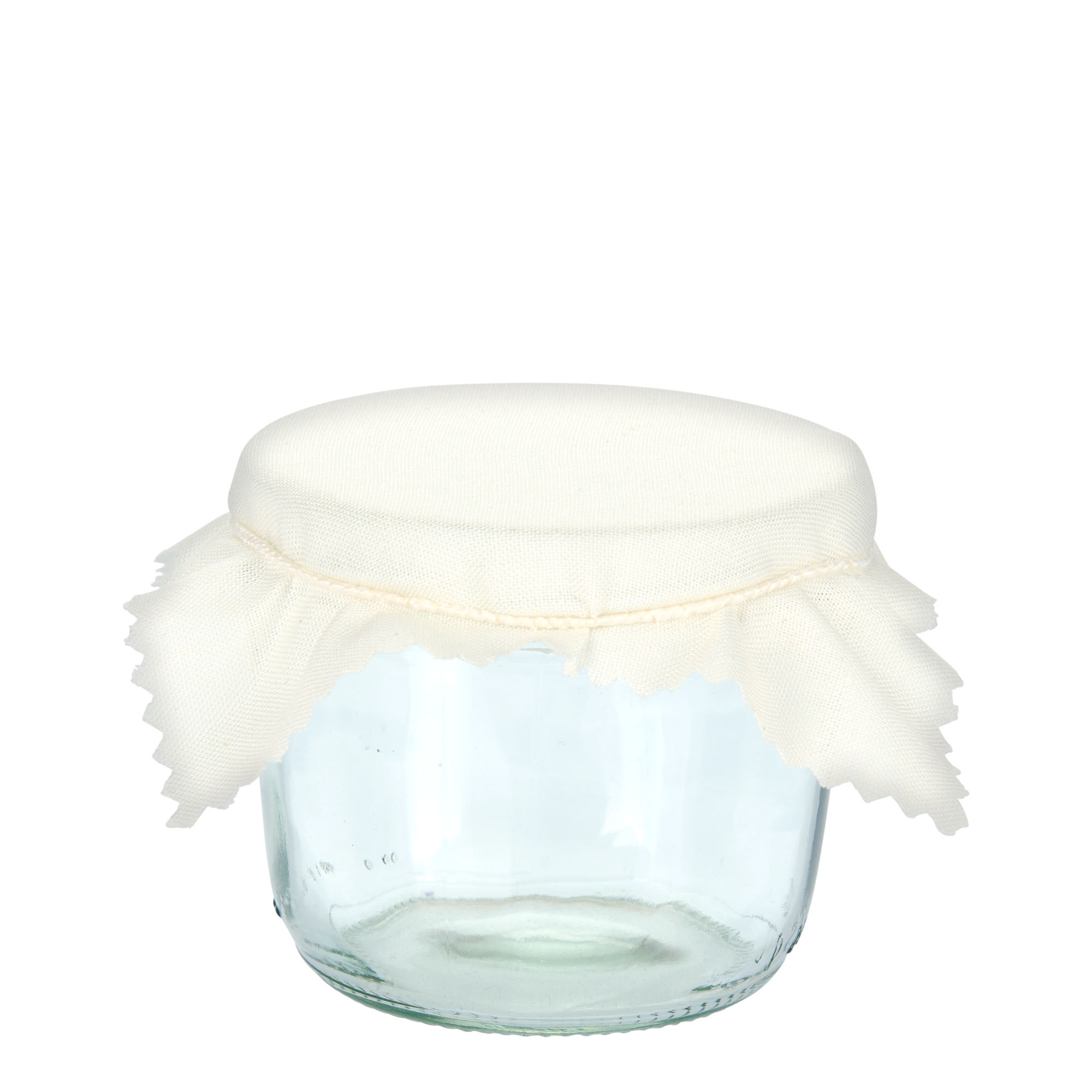 Podkładka materiałowa 12x12, kwadratowa, tekstylna, naturalna, gwint: TO38-TO53