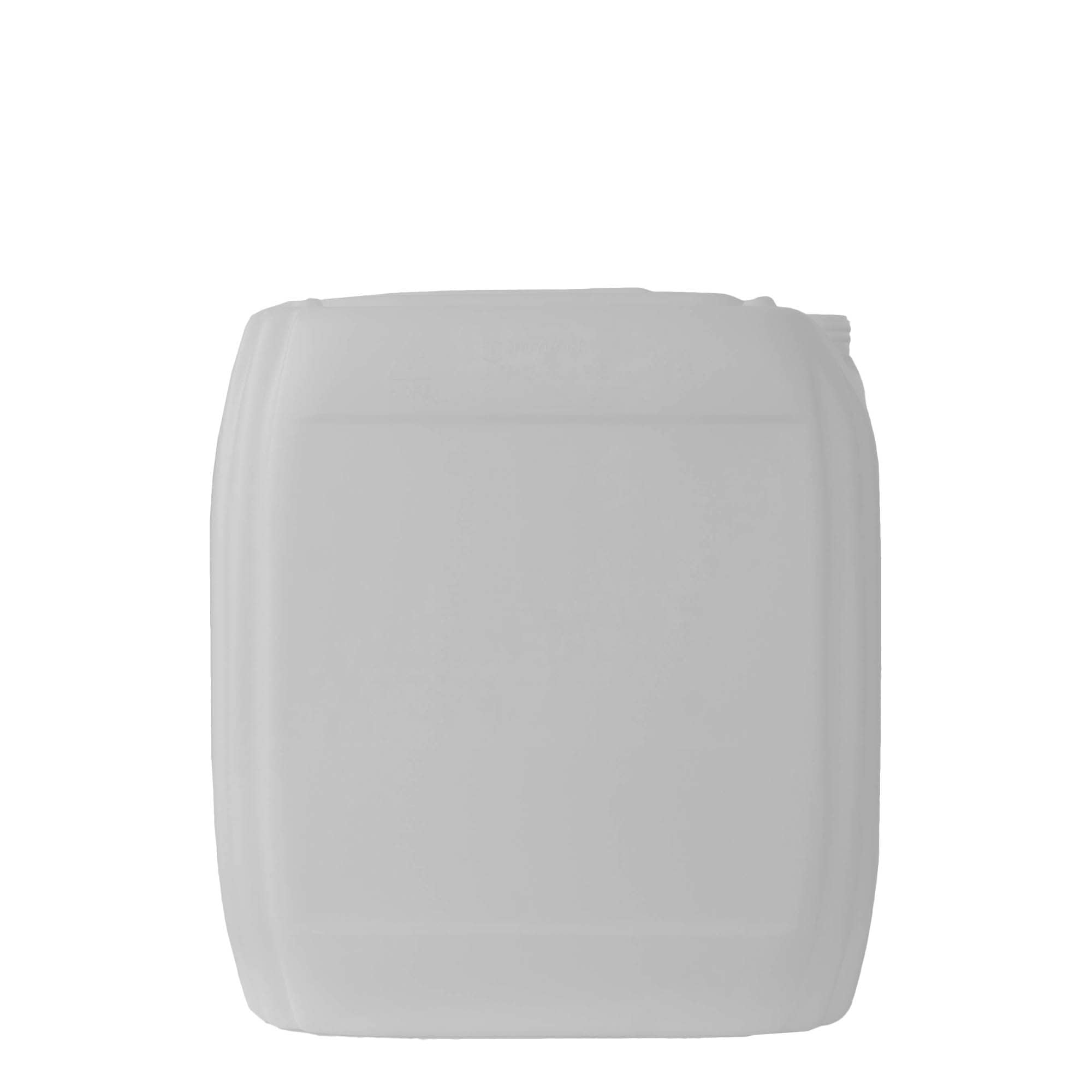 30 l kanister, prostokątny, tworzywo HDPE, naturalny, wylot: ND 60